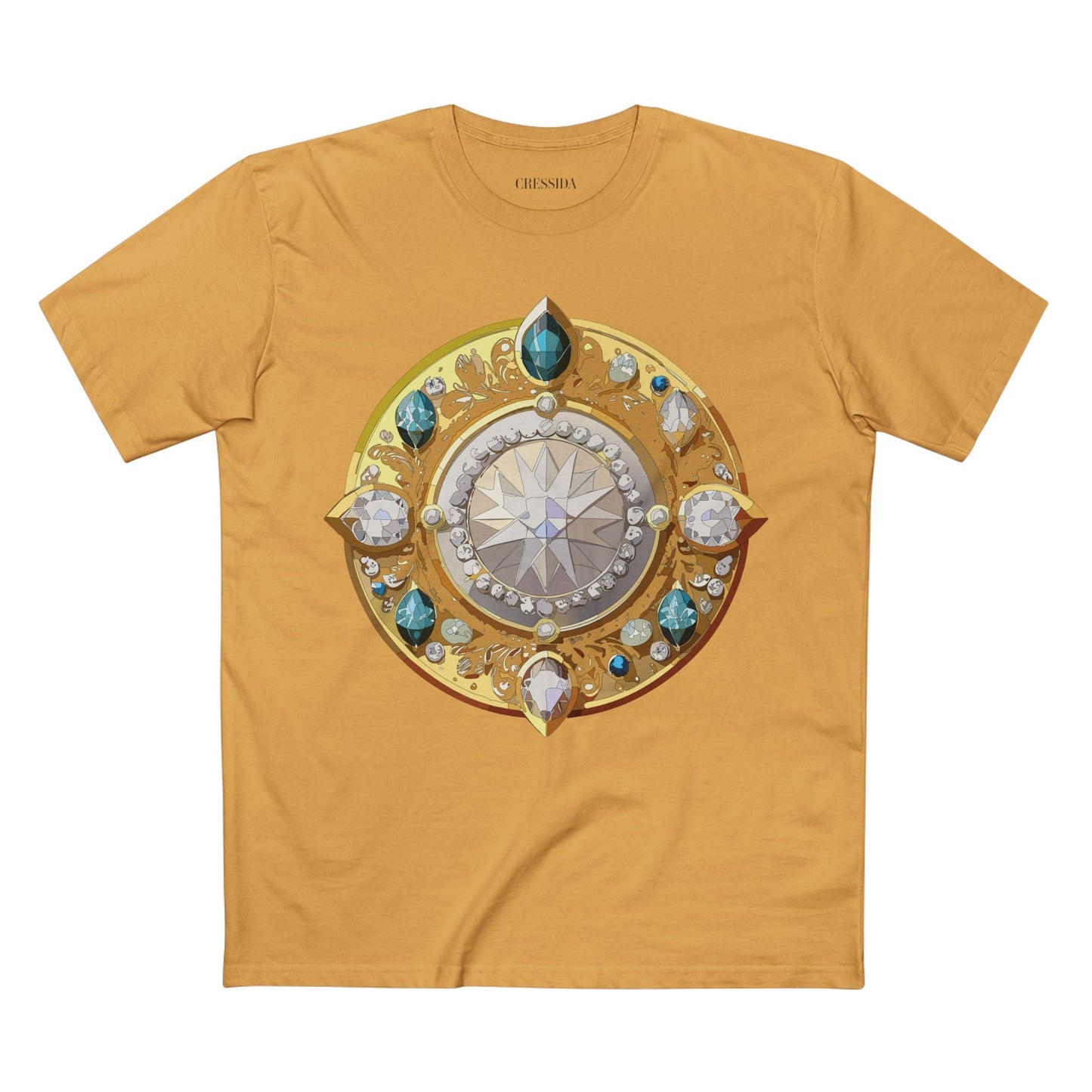 Medallion Graphic T-Shirt Unisex 100 Cotton With Gold Art Design Medal Tee 11