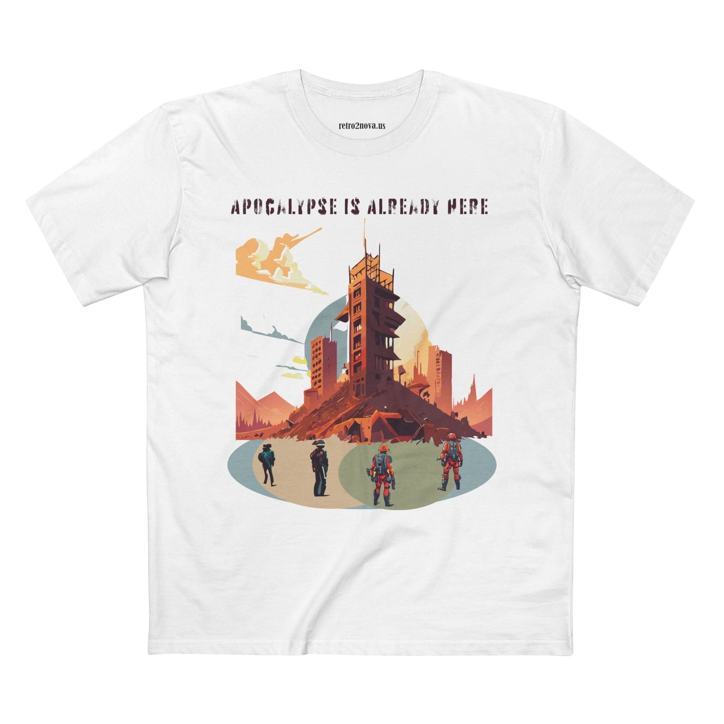 Cataclysm Doomsday Shirt Unisex Premium Cotton Tee With Original Retro Art Design