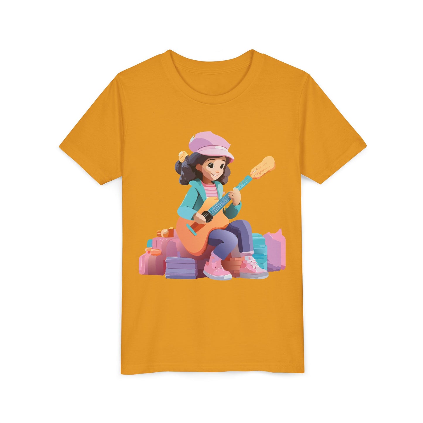 Camiseta gráfica de músico juvenil: perfecta para pequeños artistas y amantes de la música (de 9 a 14 años)