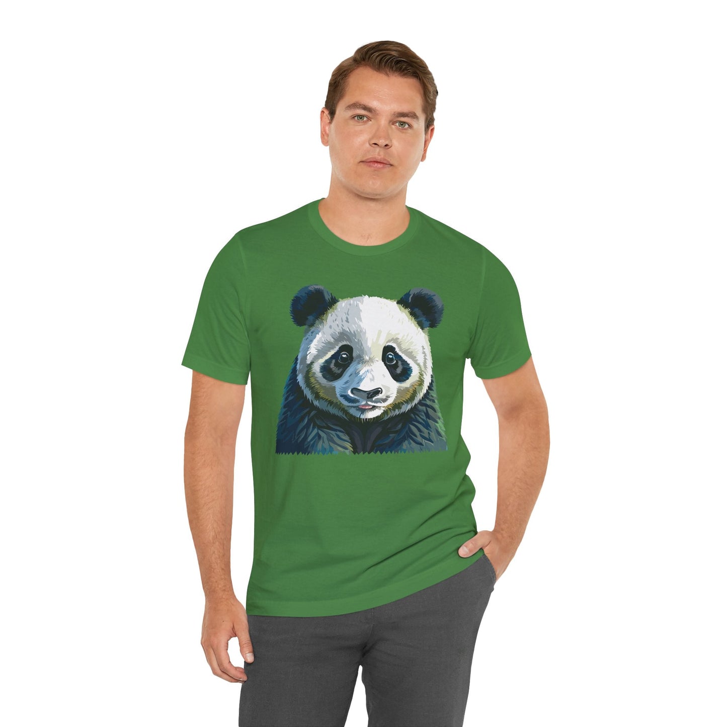 Unisex Animal Graphic Tee Shirt With Wild Animals Art Design Gildan Softstyle 64000