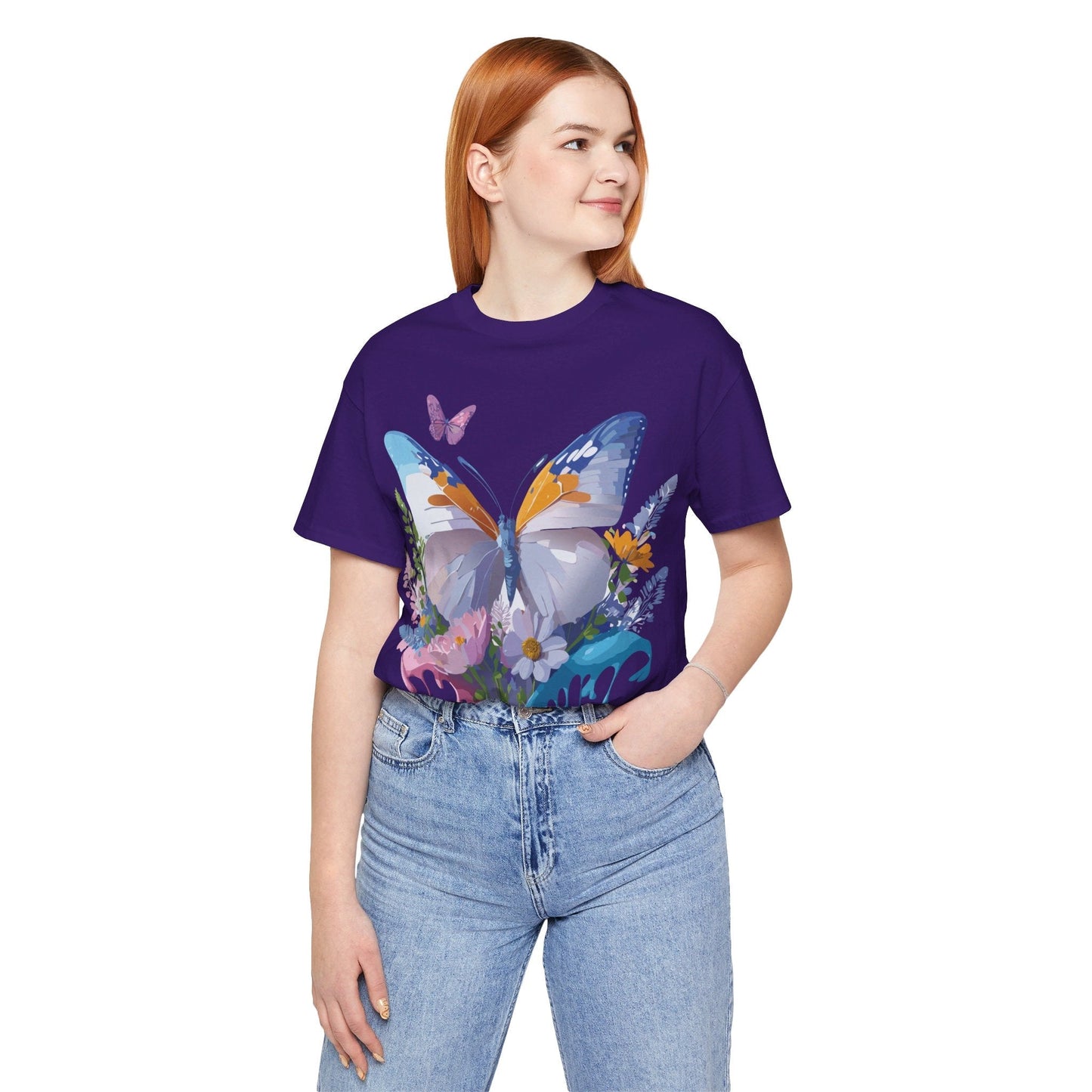 Adelpha Butterfly Graphic Tee Vintage Inspired Unisex Short Sleeve Shirt
