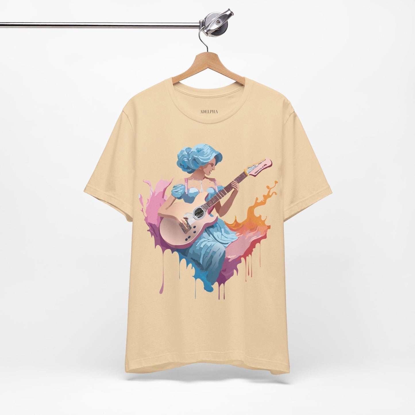Music T Shirt Graphic Tee Unisex Adelpha Vintage Inspired Artwork Casual Everyday Wear