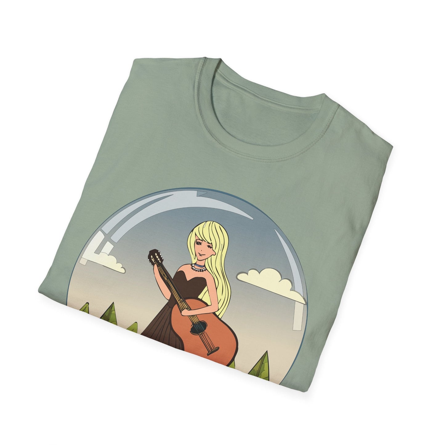 Womens Graphic T Shirt Art Design Tee Softstyle 100 Percent Ring Spun Cotton Short Sleeve