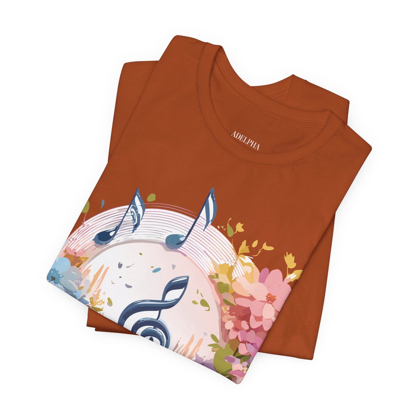 Adelpha Graphic Music T Shirt Unisex Jersey Short Sleeve Tee With Vintage Artwork