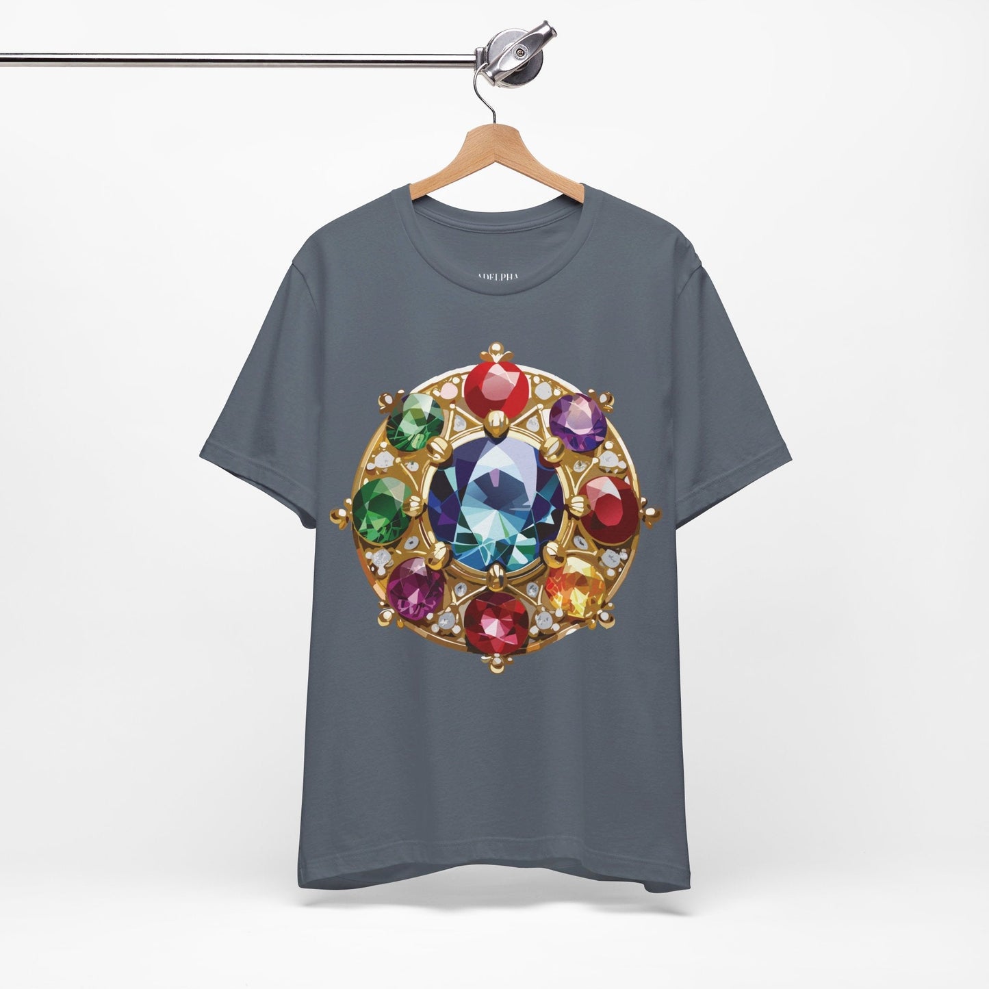 Jewelry Graphic Unisex 100 Cotton Vintage Treasure Art T-Shirt 39