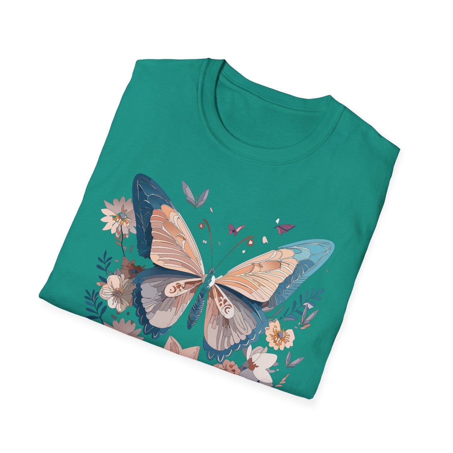 Monarch Butterfly T Shirt Unisex Softstyle Gildan 64000 Tee Lightweight Comfort Fit