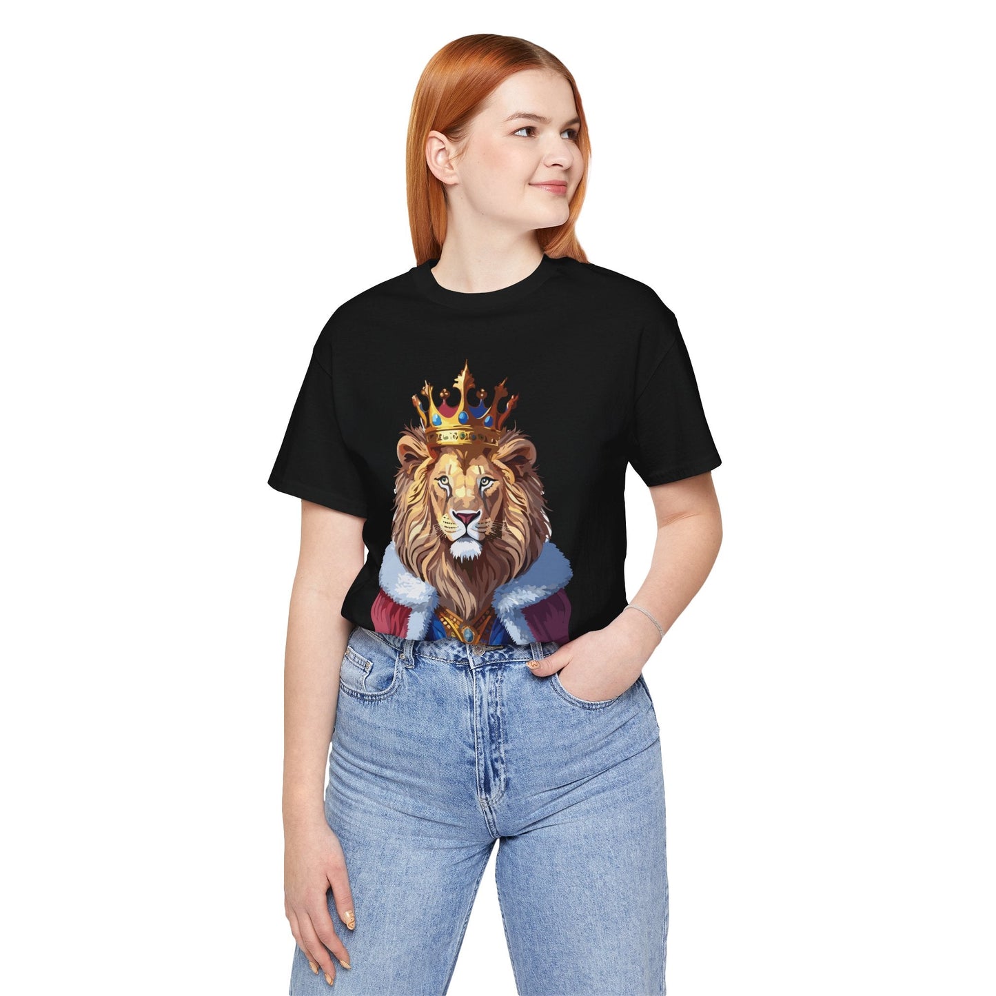 Unisex Animal Tee Shirt With Wild Animal Art Design Softstyle Comfort Tee Gildan 64000