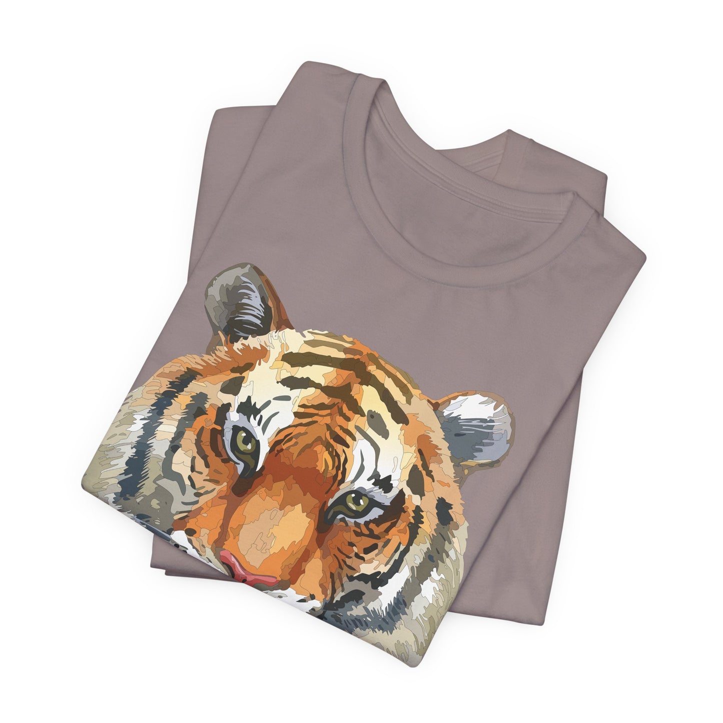 Unisex Tiger Tee, Animal Shirt, Tee Shirt with Tiger, Safari T-Shirt, Animal Tees, Big Cat Shirt, Safari T-Shirt 4