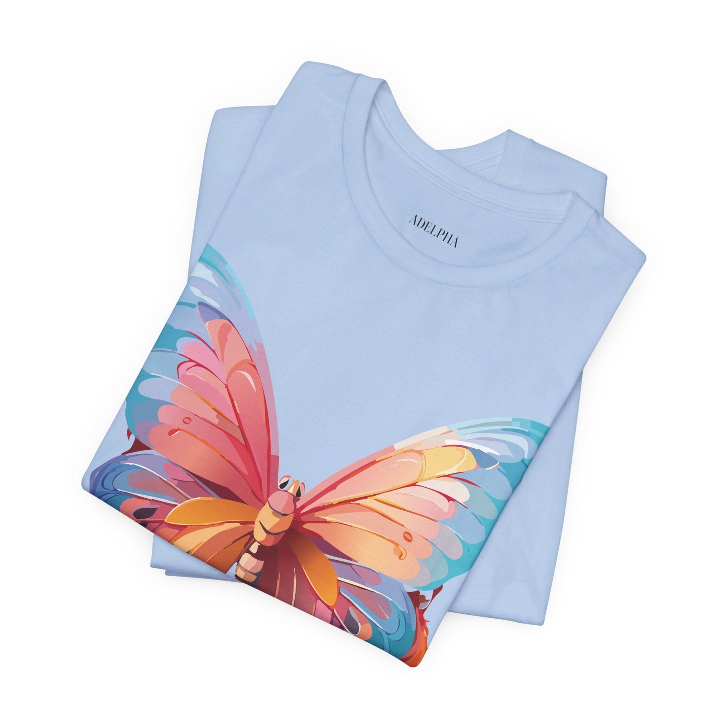 Butterfly Graphic Tee By Adelpha Unisex Short Sleeve Jersey Shirt