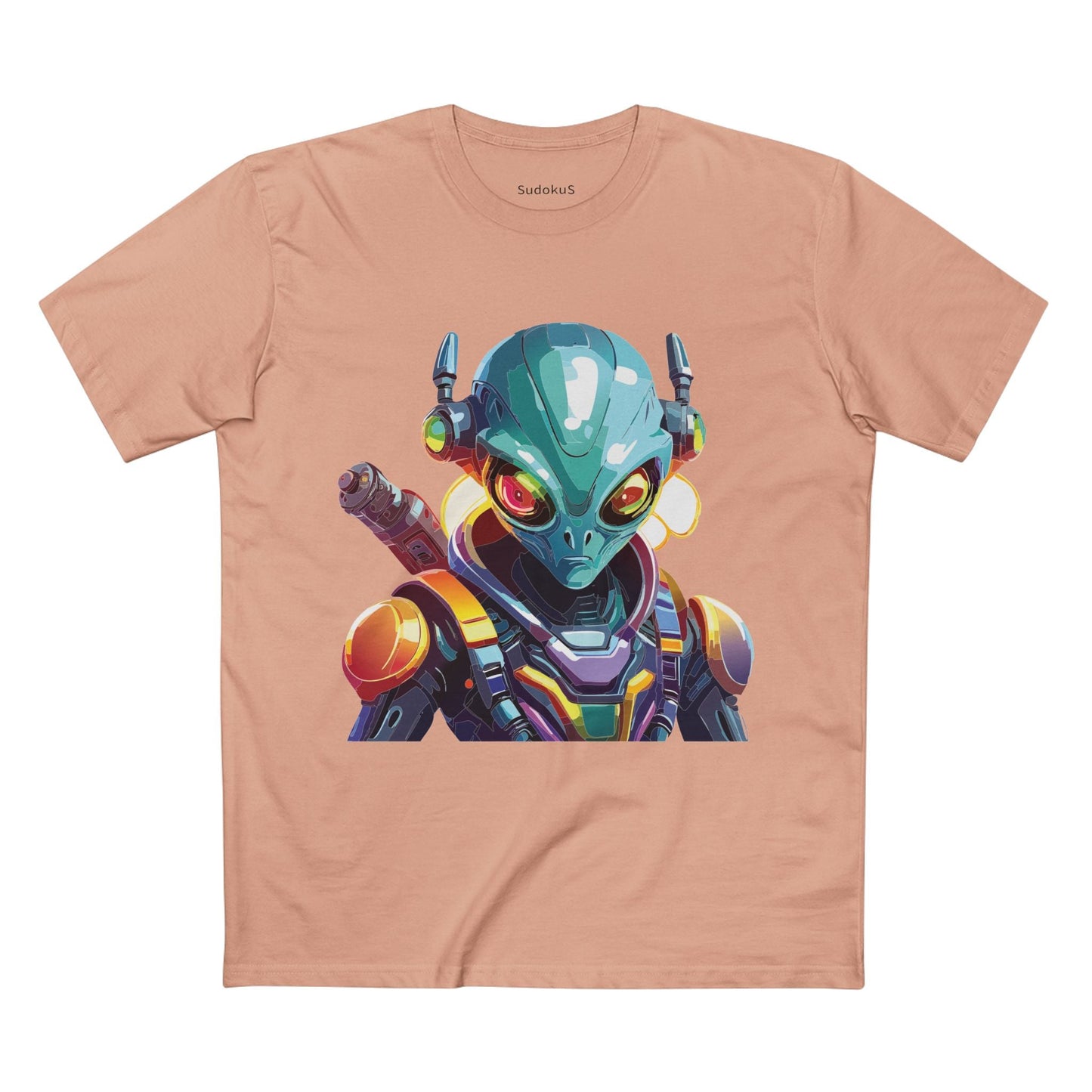Aliens Graphic Unisex 100 Cotton Staple Tee 4