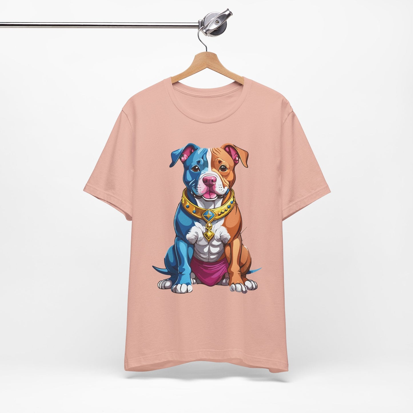 Unisex Animal Shirt Art Design Tee With Wild Animals Print Short Sleeve Jersey Tee