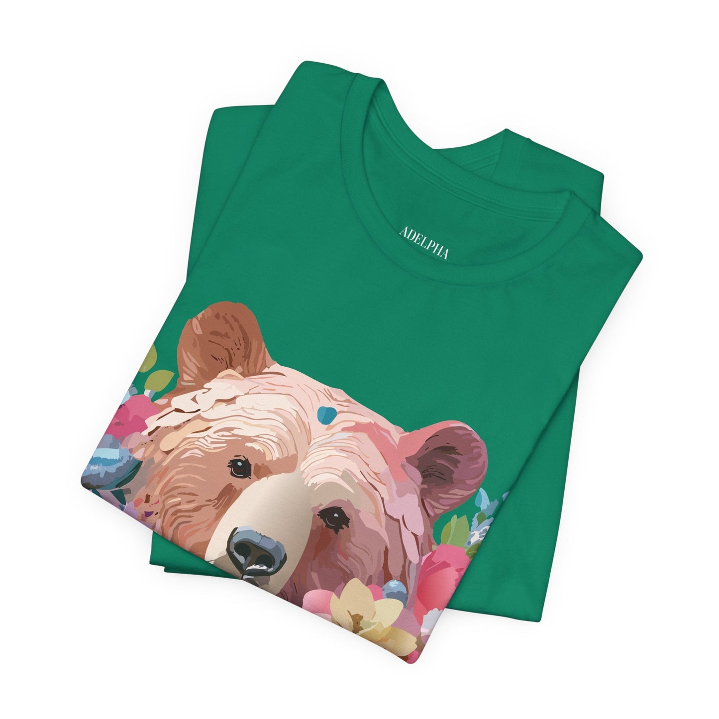 Bear Graphic T Shirt Unisex Adelpha Vintage Art Design Tee Edition