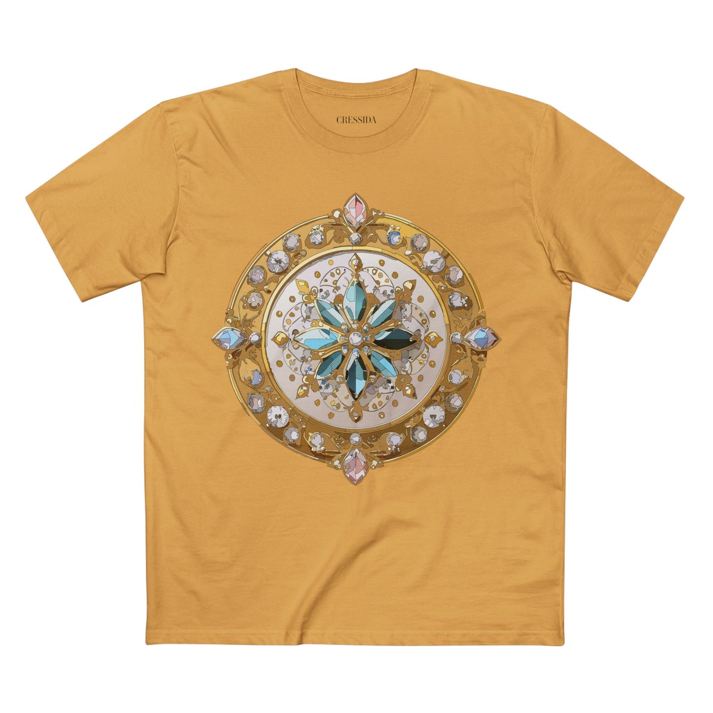 Medallion Graphic T-Shirt Unisex 100 Cotton With Gold Art Design Medal Tee 10