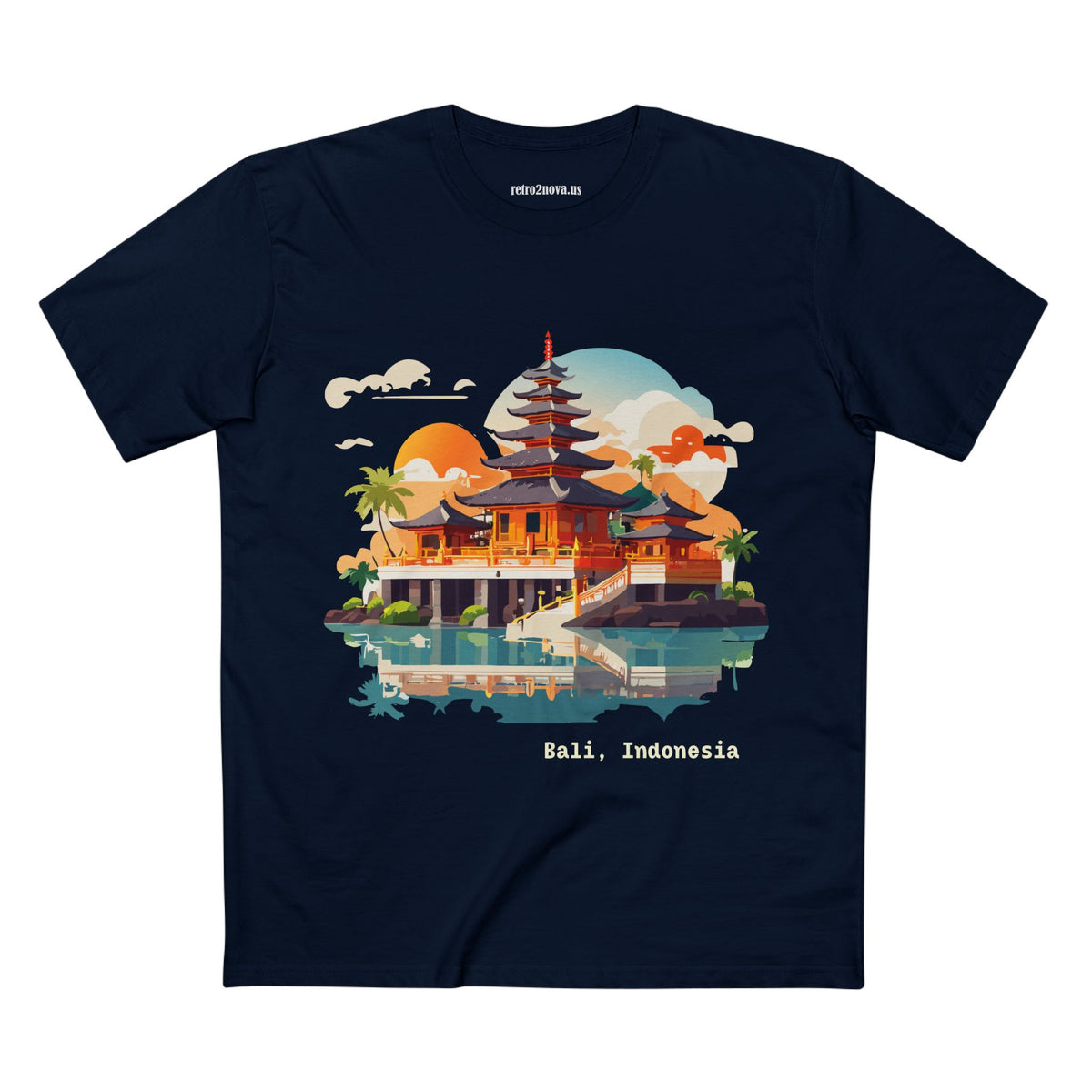 Bali Temple Illustration T-Shirt | Bali Indonesia Travel Tee