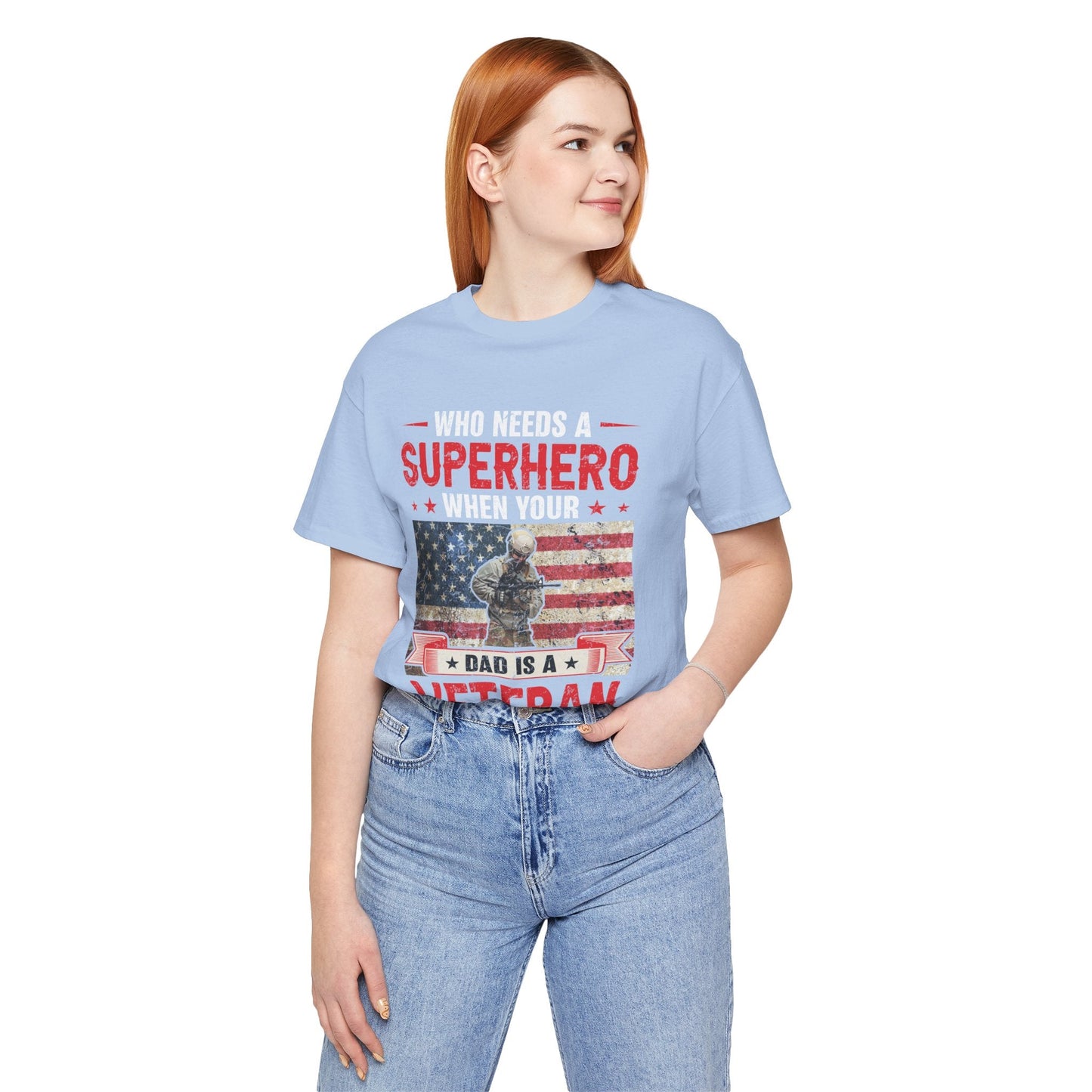 American Flag Graphic Unisex Cotton Tee v43