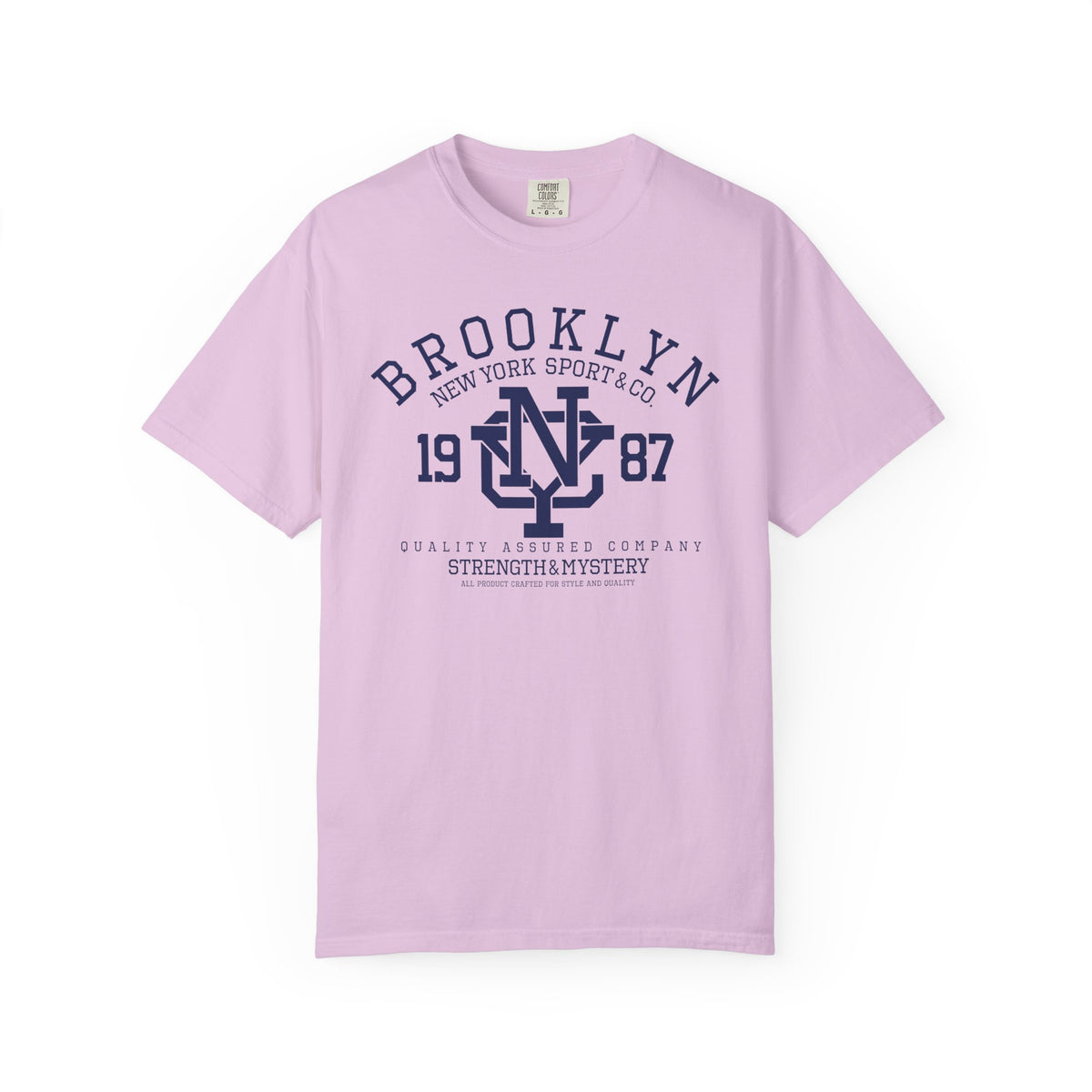 Brooklyn 1987 Athletic Logo Unisex Comfort Colors Garment-Dyed Heavyweight 100 Cotton Art Design T-Shirt w10