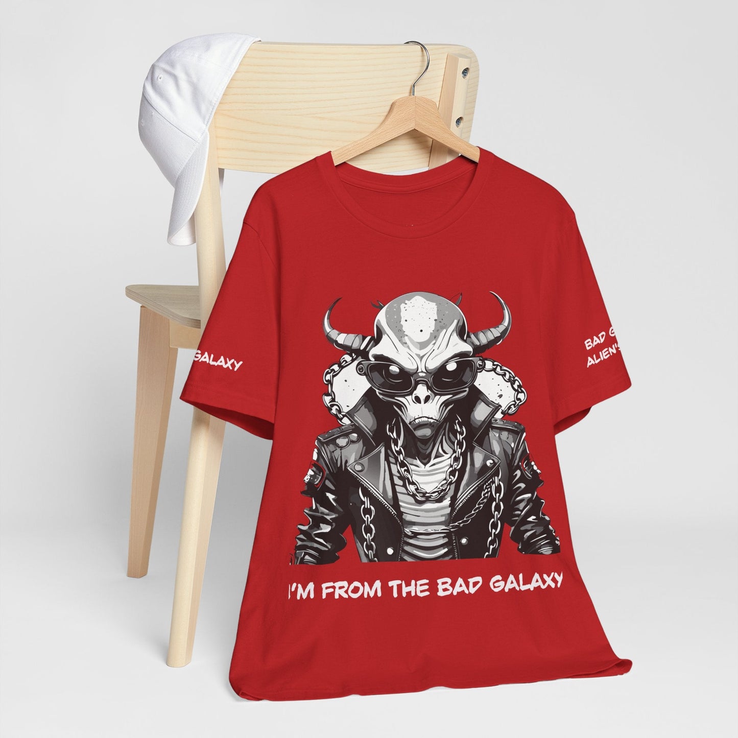 Alien Tee Shirt From Bad Galaxy 100 Cotton Made To Order With Eco Friendly Inks Free Shipping