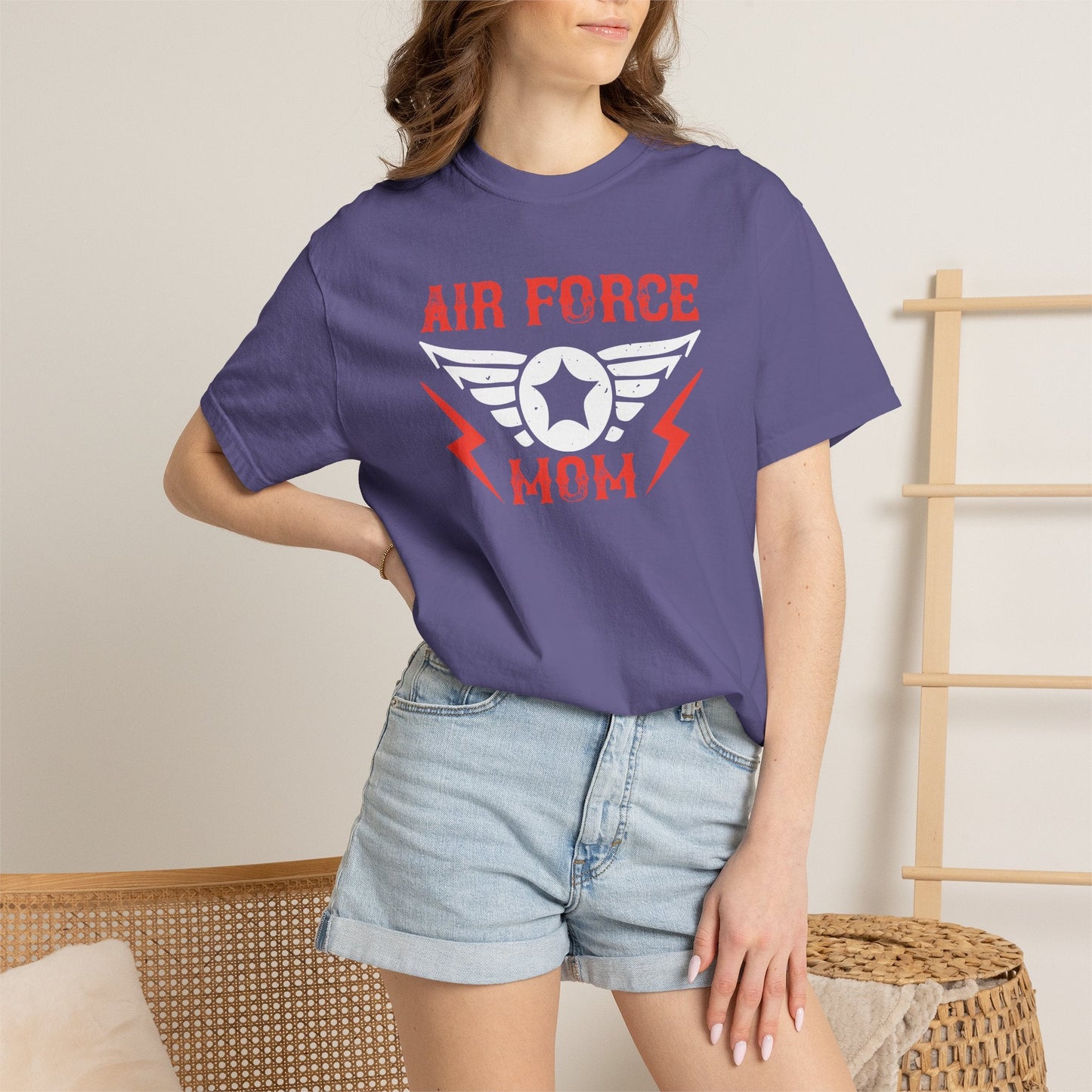 Mom T-shirt Mother Day Mama Tee Unisex Comfort Colors Garment-Dyed Cotton h60