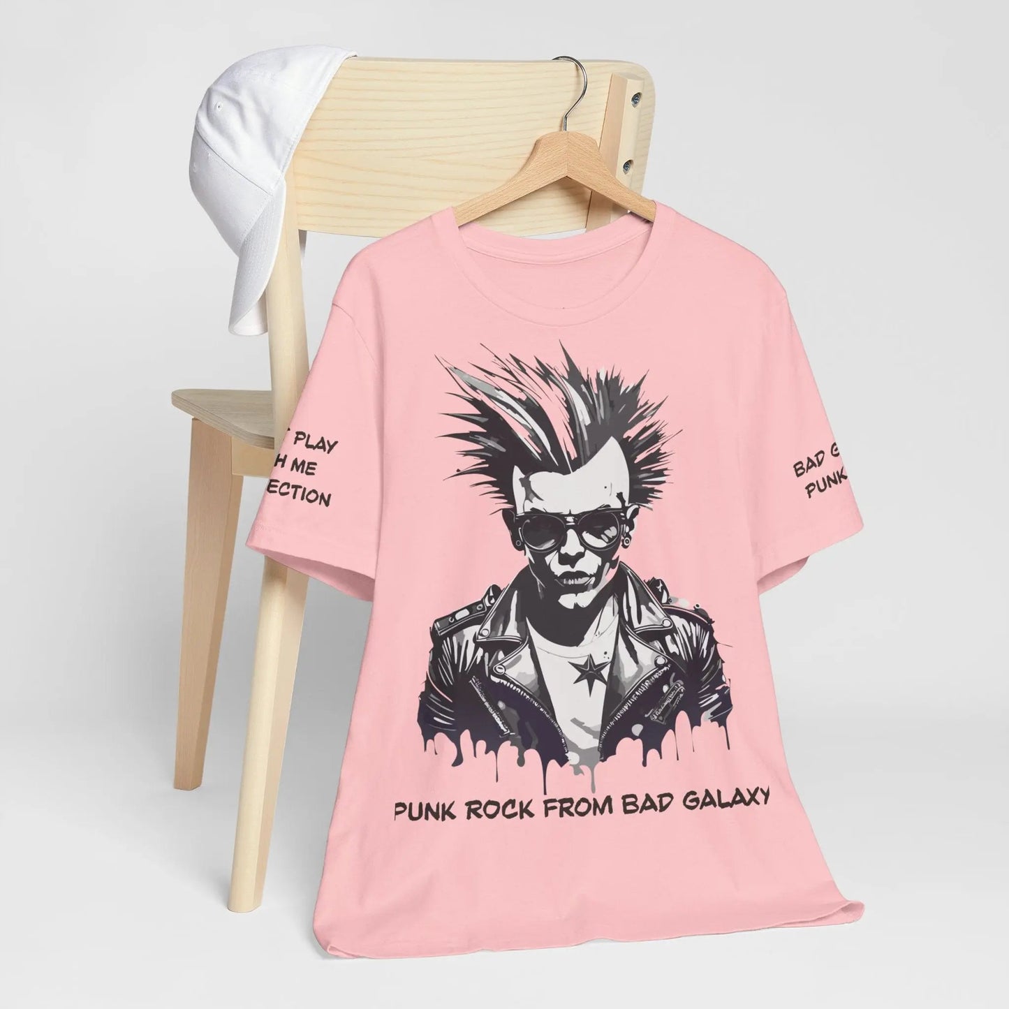 Punk Rock Tee Shirt 100 Percent Cotton Made To Order Eco Friendly Print Free Shipping Limited Time