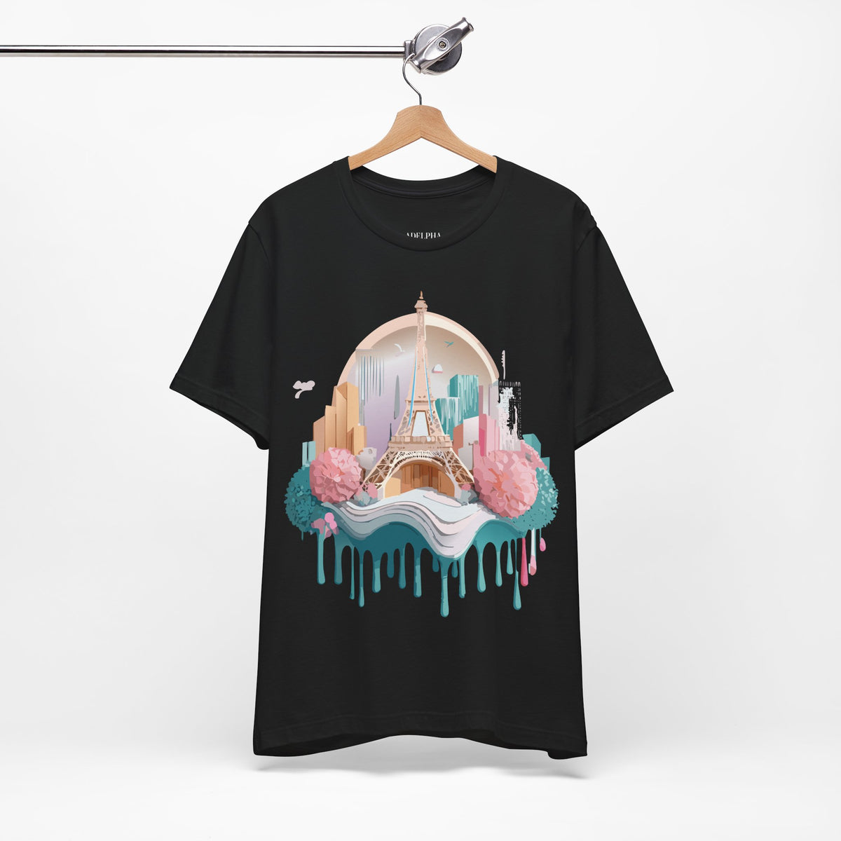Unisex Cotton Bella+Canvas Tee with Paris