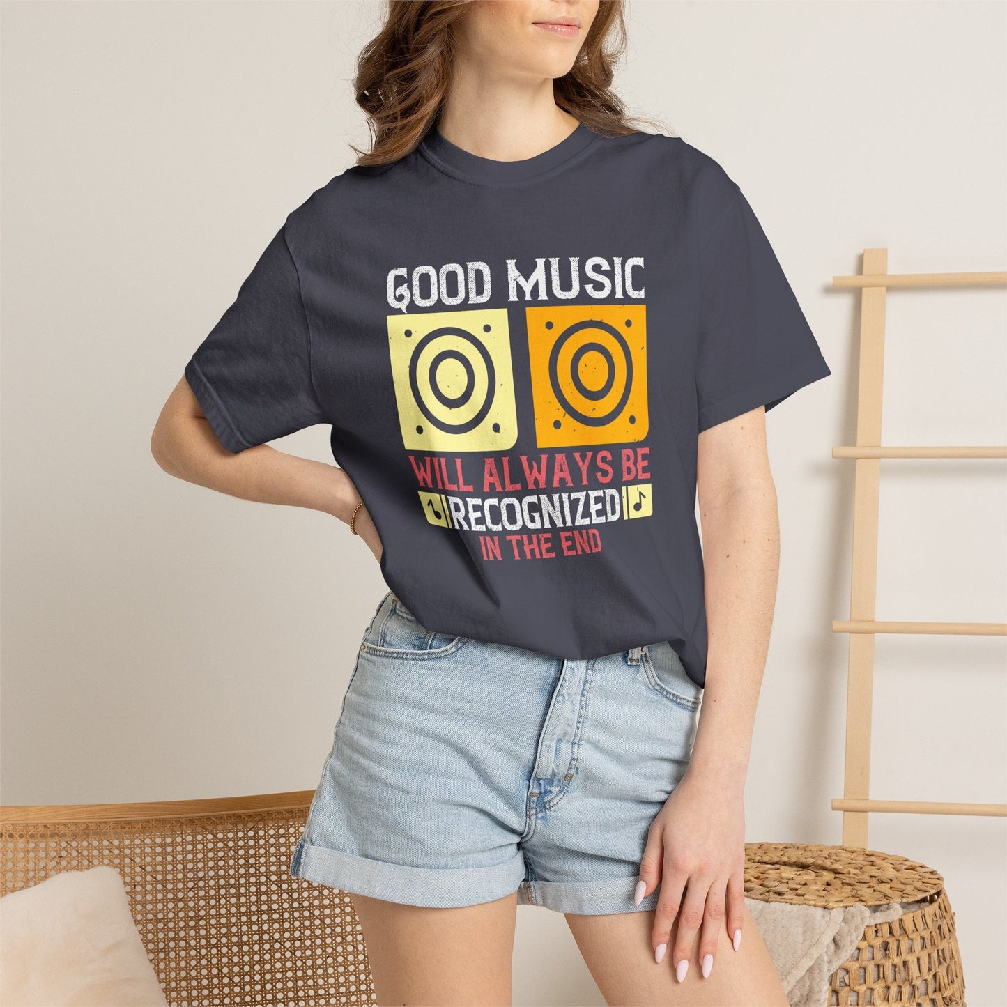 Music Graphic Design Unisex Cotton T-shirt m2