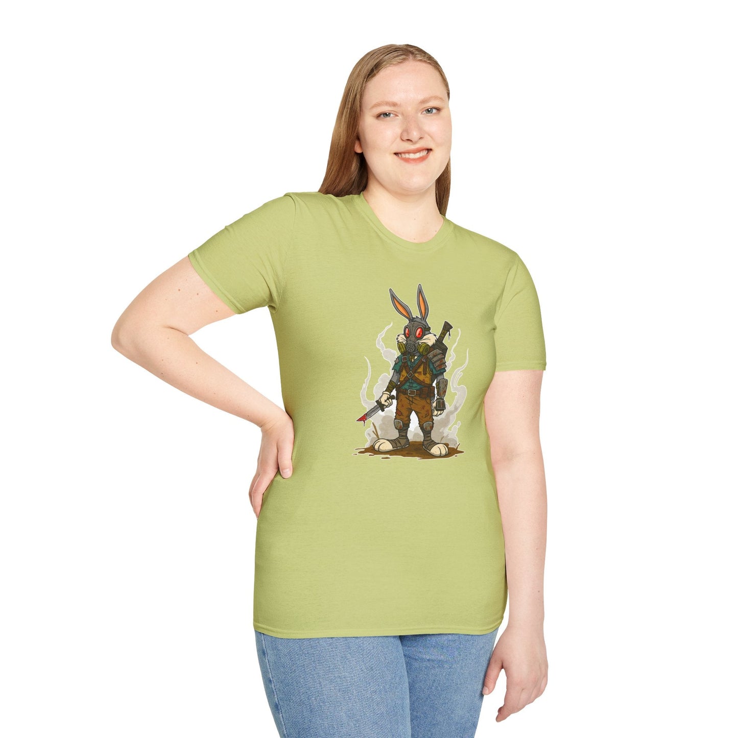 Bugs Bunny T Shirt Unisex Softstyle Cotton Tee With Cartoon Animation Design Artwork