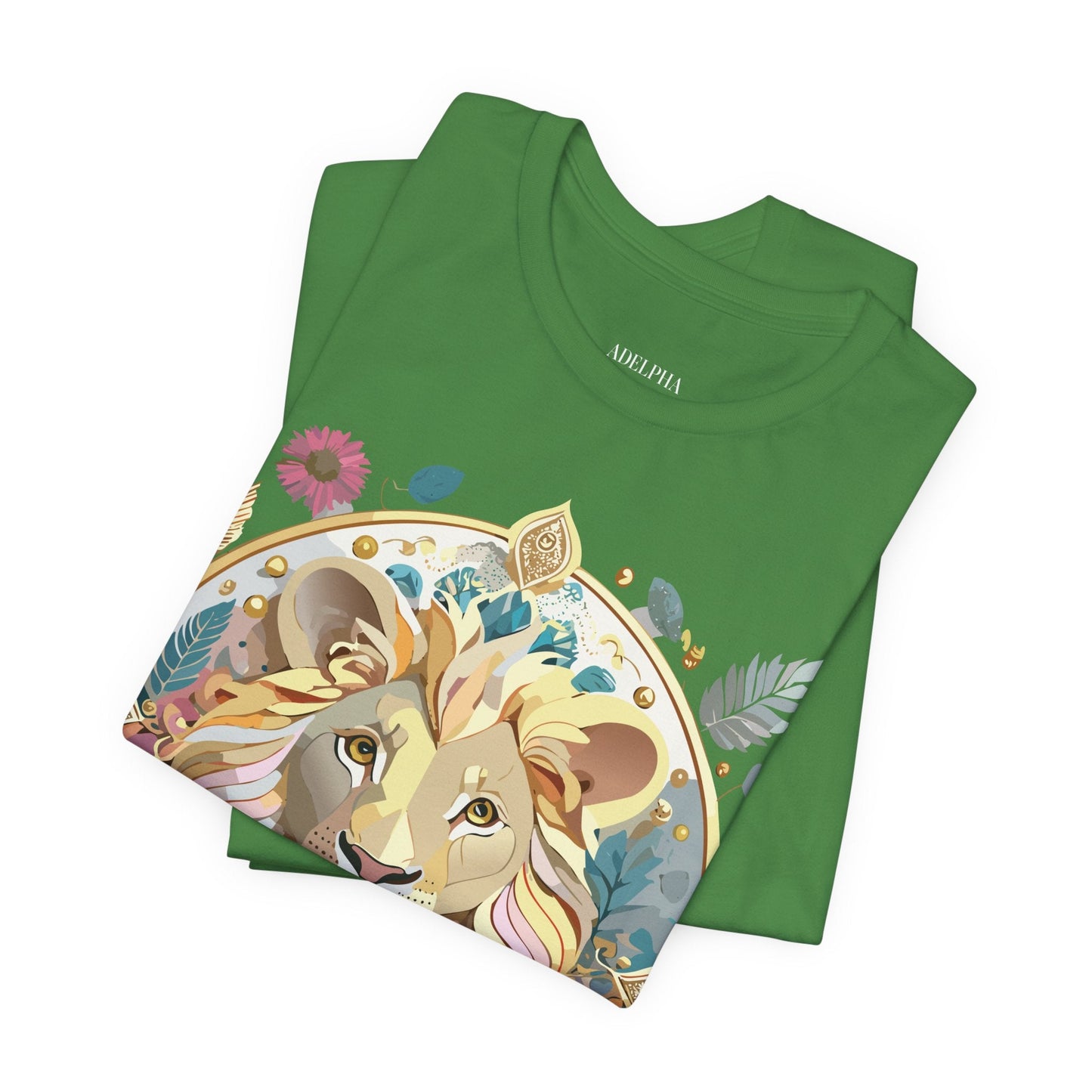 Adelpha Medallion Graphic Tee Unisex Short Sleeve Vintage Inspired Art Design Shirt