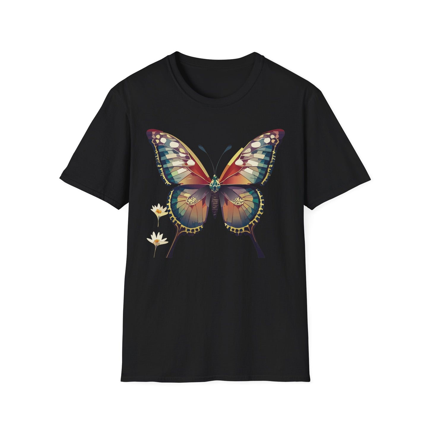 Unisex Butterfly Monarch Shirt Softstyle Tee Gildan 64000 Short Sleeve For Everyday Comfort