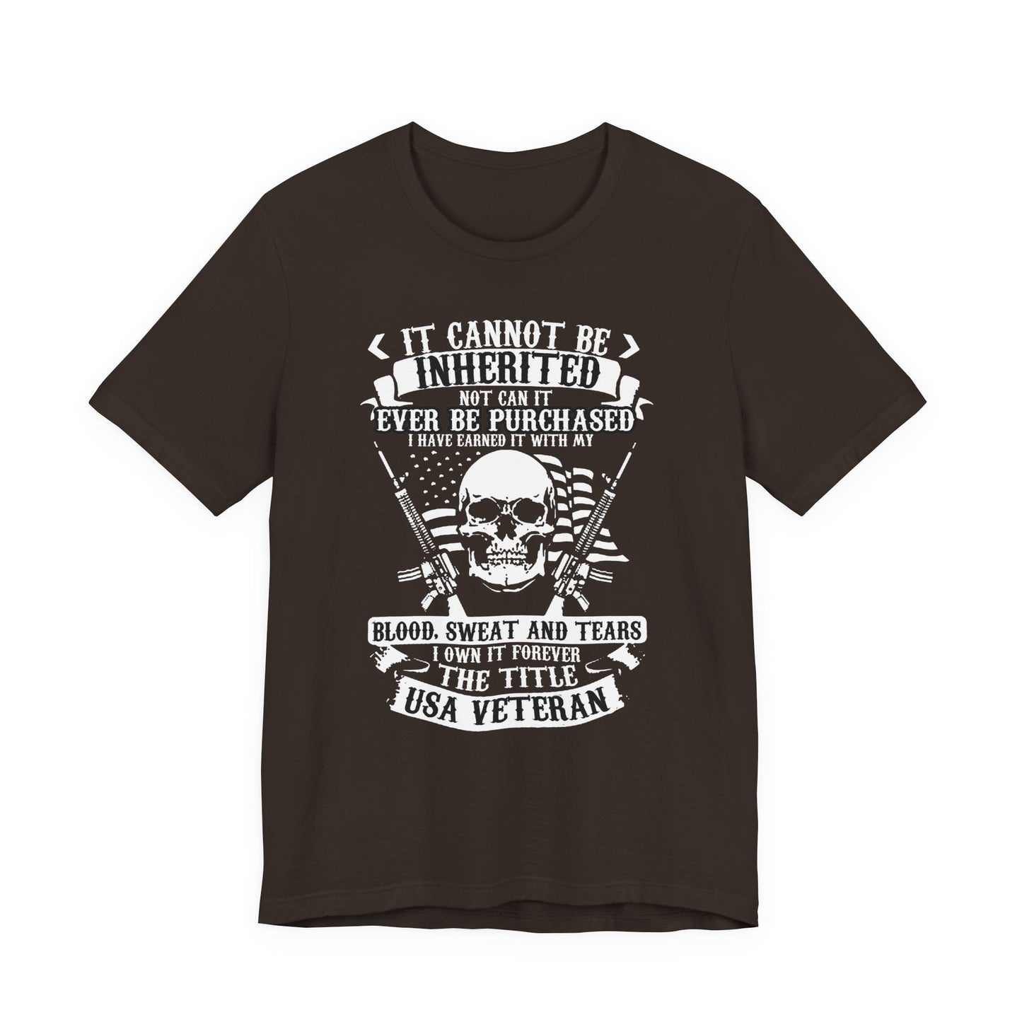 Army Veteran Patriotic Graphic Design Unisex Cotton T-Shirt v54