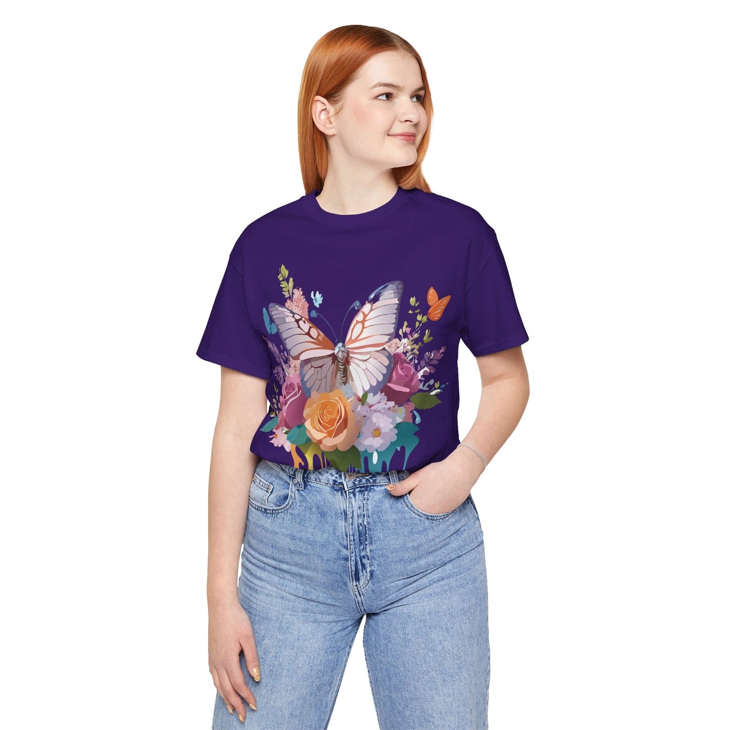Adelpha Butterfly Graphic Tee Art Design Vintage Unisex Short Sleeve Shirt