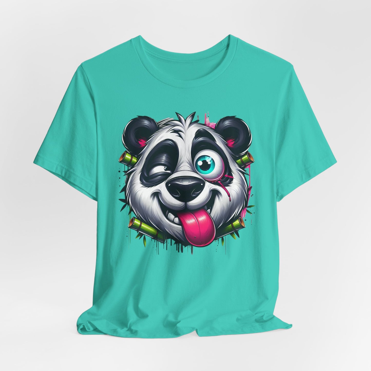DiDi Panda Shirt, Funny Animal T-Shirt, Cartoon Top, Funny Panda Tee Shirt, Animal Tees, Art Design T-Shirt, Graphic Tee