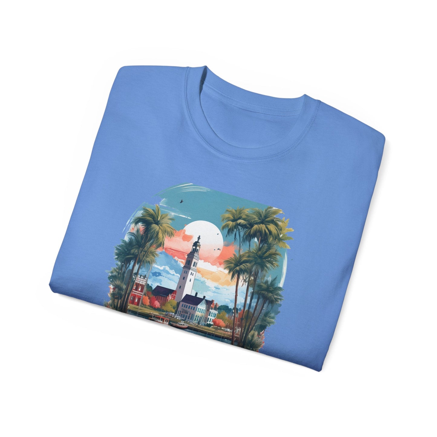 Delaware Graphic Unisex Cotton T‑Shirt 2