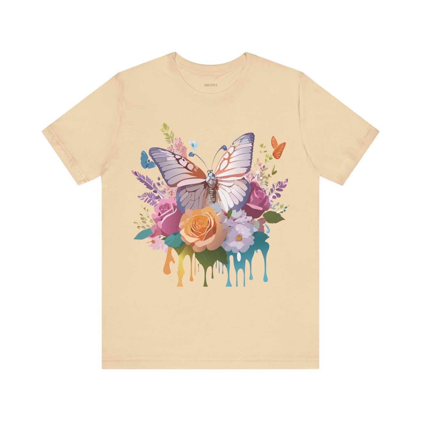 Butterfly Graphic Tee Unisex Jersey Short Sleeve By Adelpha Art Design