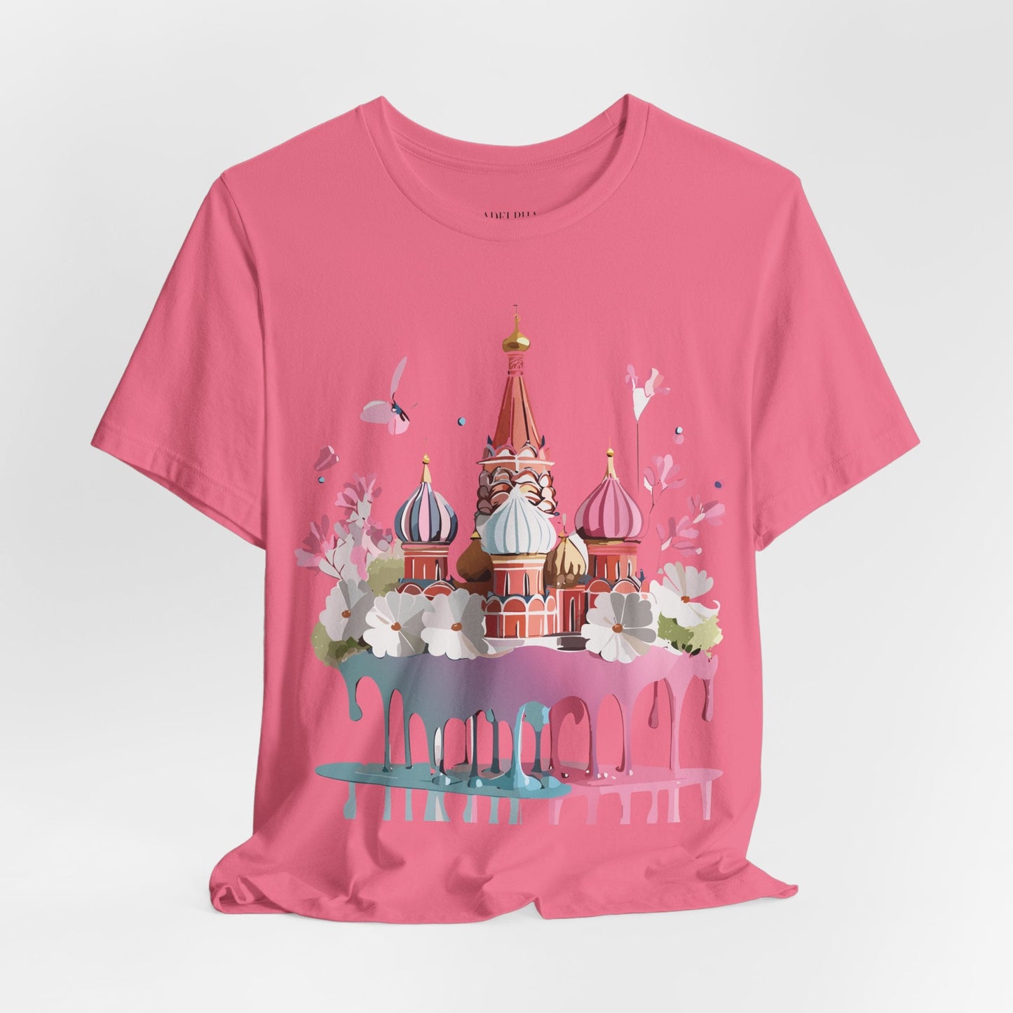 Premium Unisex Tourist Shirt Moscow Graphic Tee With Vintage Adelpha Artwork and Comfort