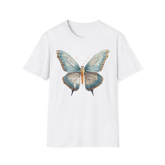 Butterfly Emblem Shirt Unisex T Shirt Gildan Softstyle 64000 Monarch Print Cotton Tee Everyday