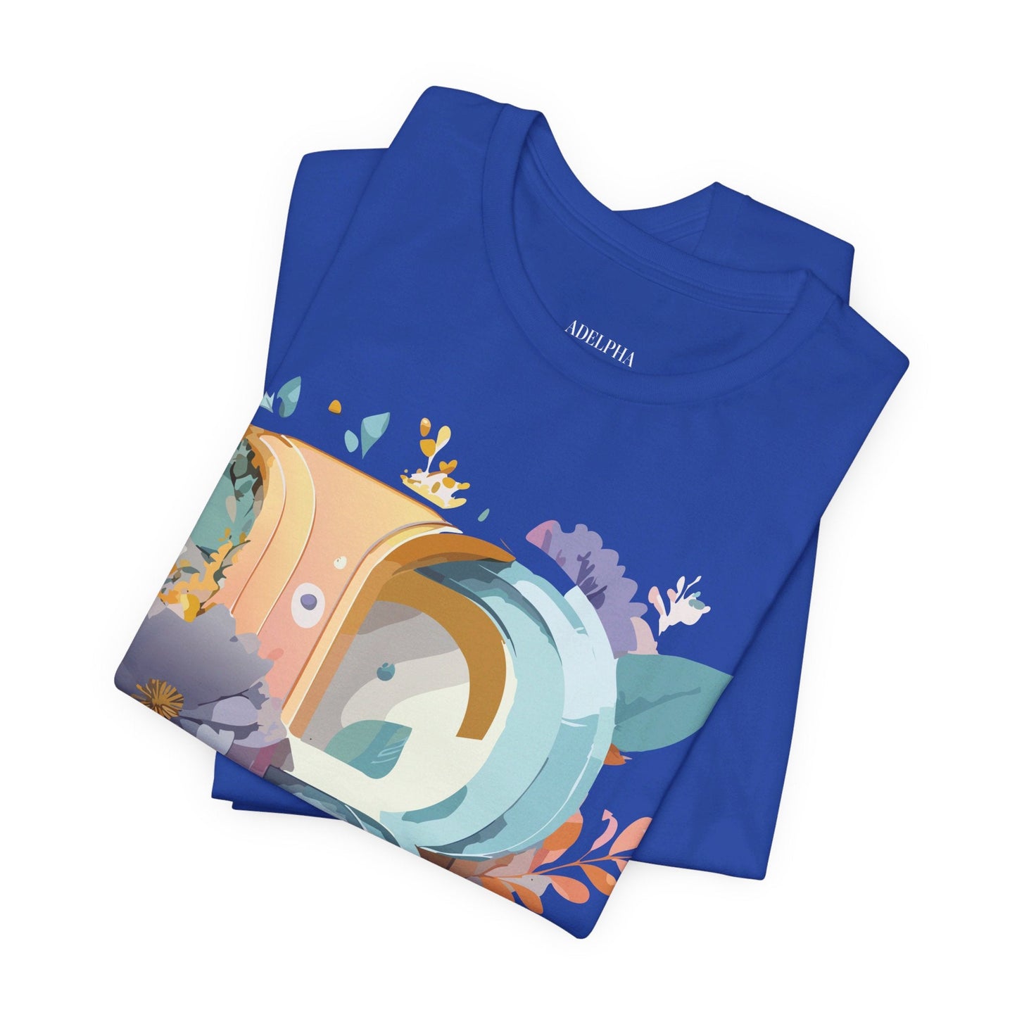 Letter R Graphic Tee Unisex Short Sleeve Vintage Inspired Shirt By Adelpha Art Design Tee