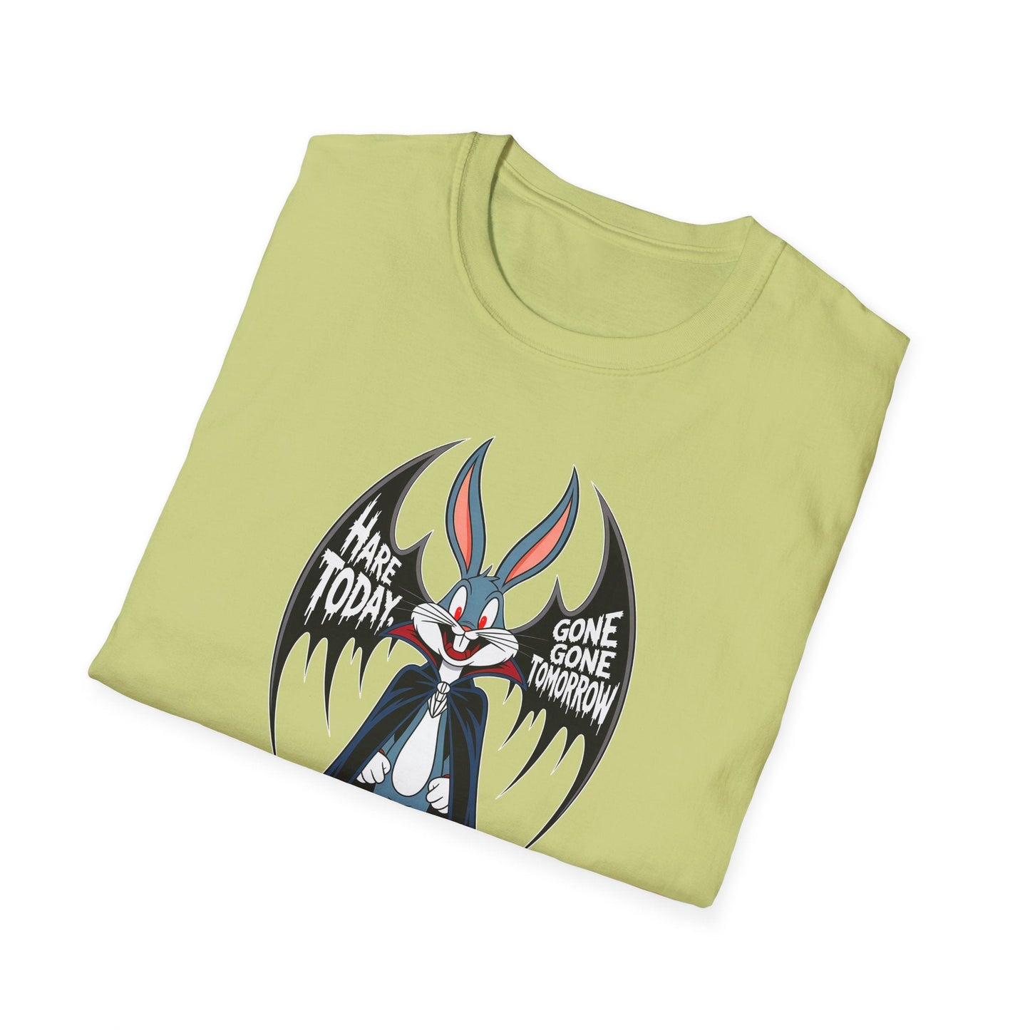 Bugs Bunny T Shirt Cartoon Art Design Unisex Gildan Softstyle 100 Percent Ring Spun Cotton