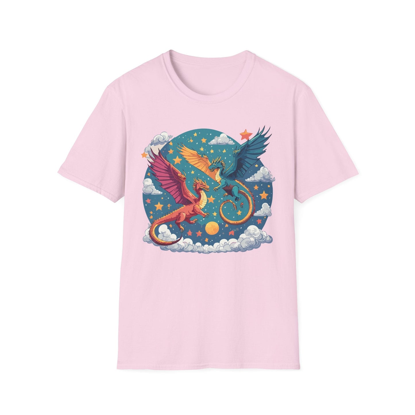Dragon Graphic Unisex 100 Cotton Tee with Animal Artwork Design 18