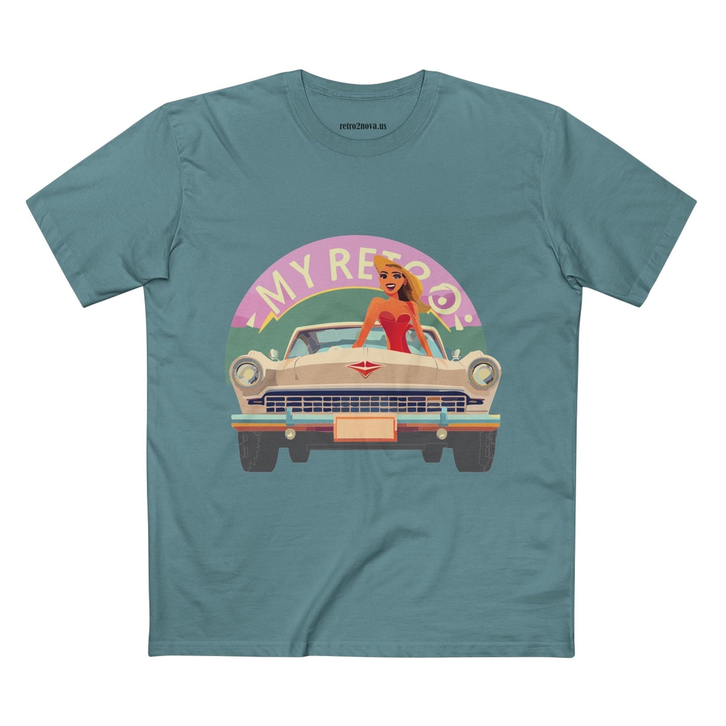 RC27 Retro Car Shirt Unisex Premium Cotton Tee With Original Art Design Retro2Nova Art Collection