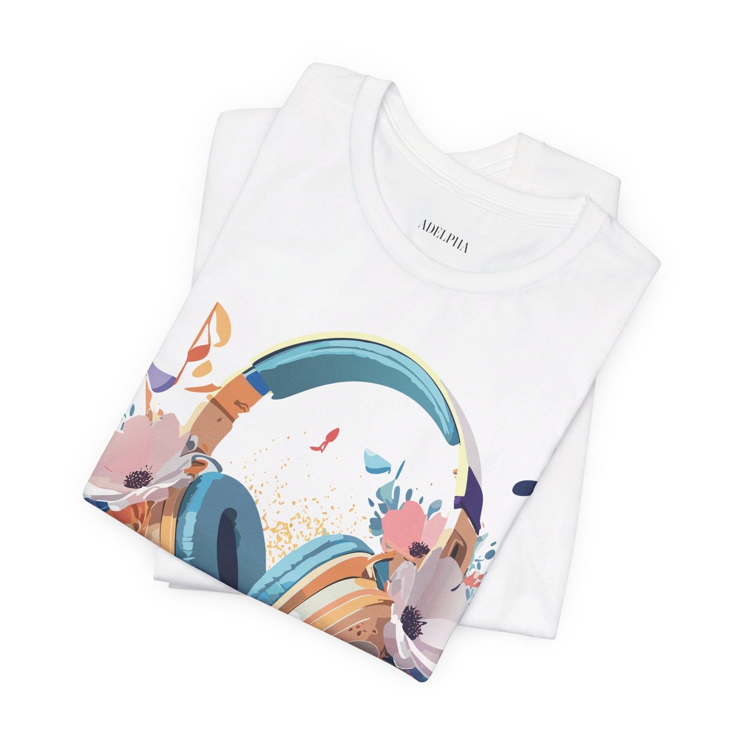 Adelpha Graphic Unisex Music T Shirt With Vintage Inspired Artwork Short Sleeve Tee