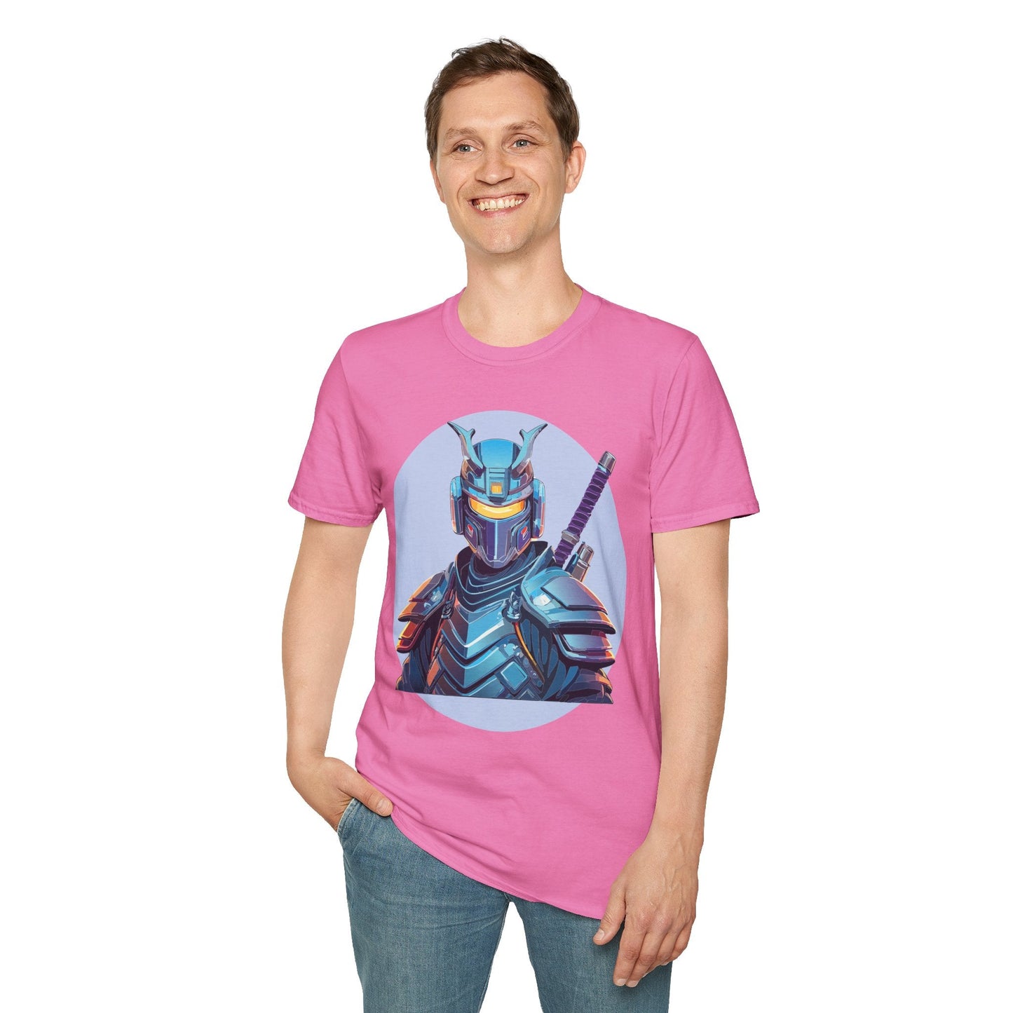Samurai Shirt Unisex Softstyle Tee 64000 Gildan 100 Percent Ring Spun Cotton Comfort Fit
