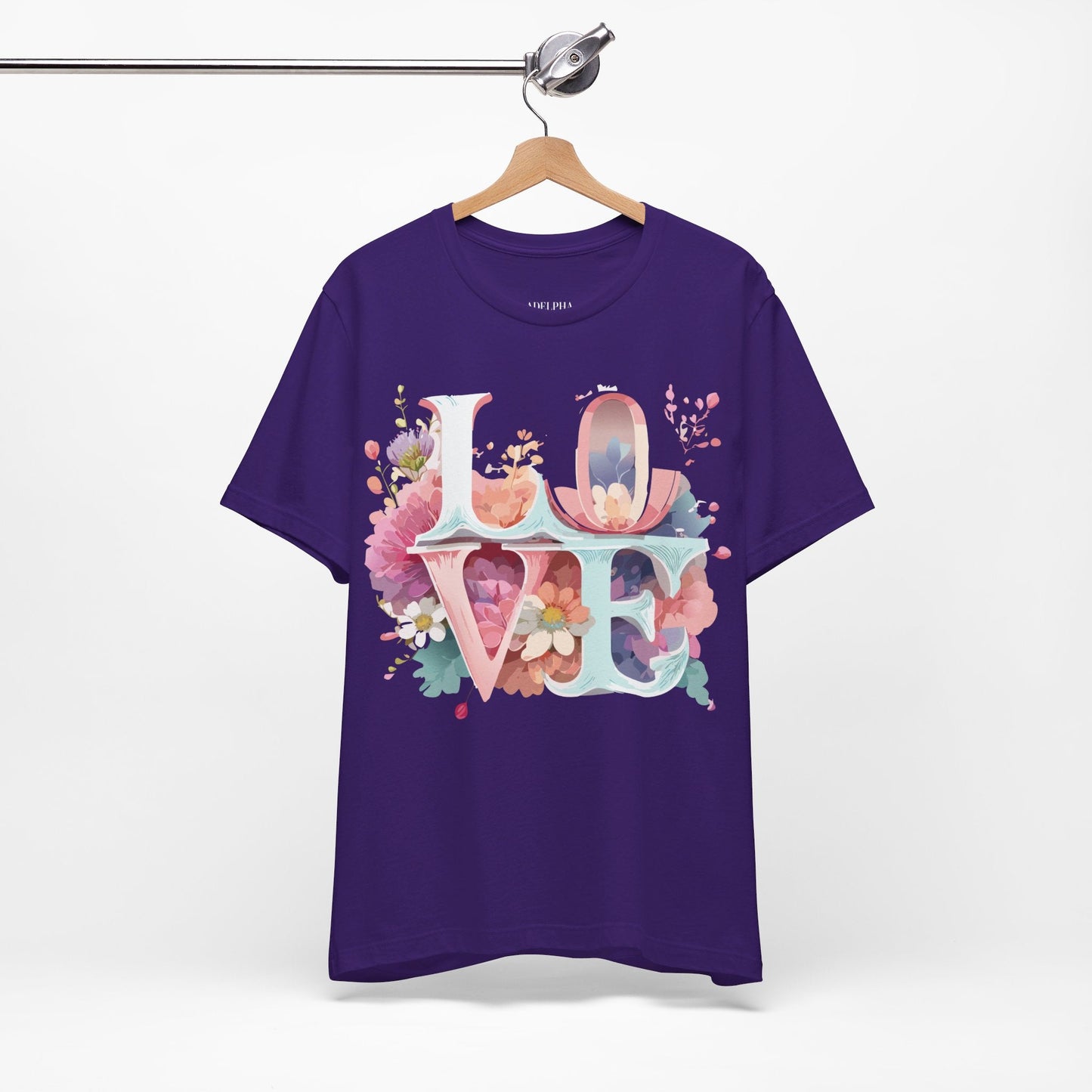 Valentine Graphic Tee Unisex Jersey Short Sleeve Art Design By Adelpha Vintage Inspired