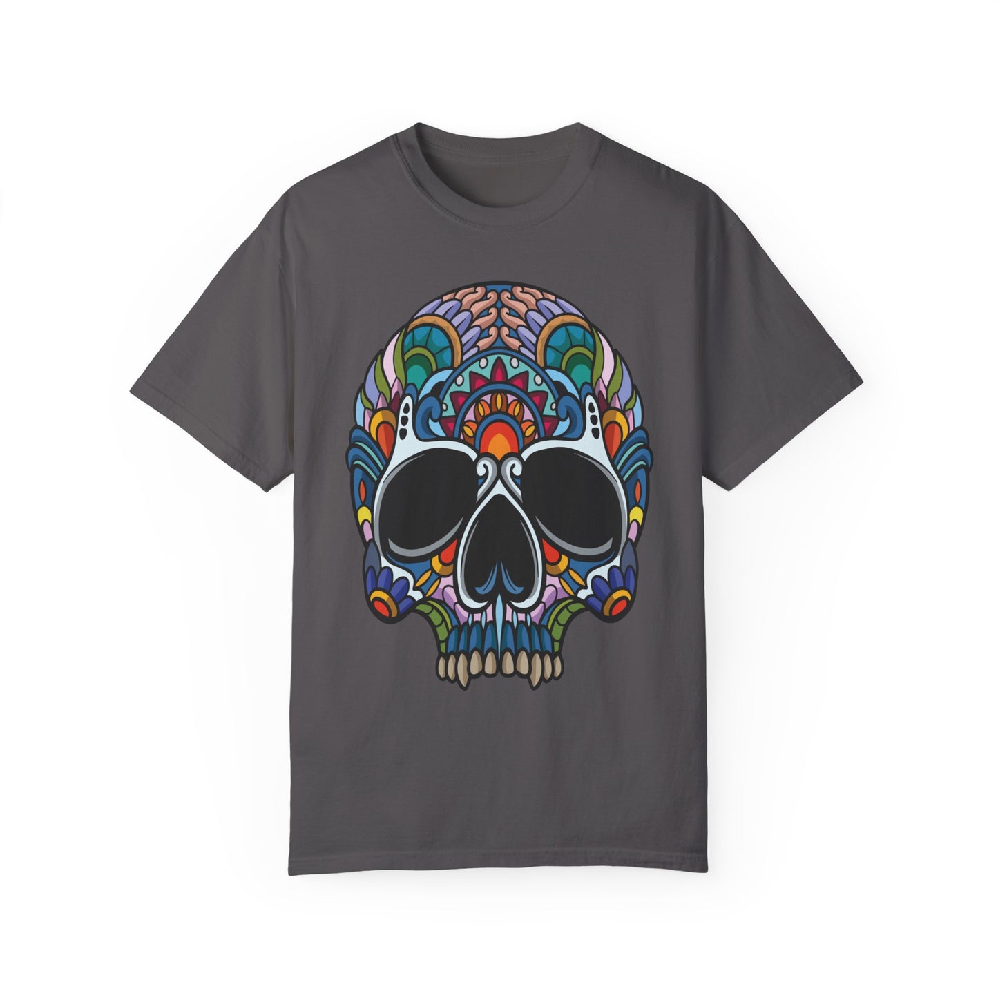 Unisex Cotton Tee Shirt with Skull