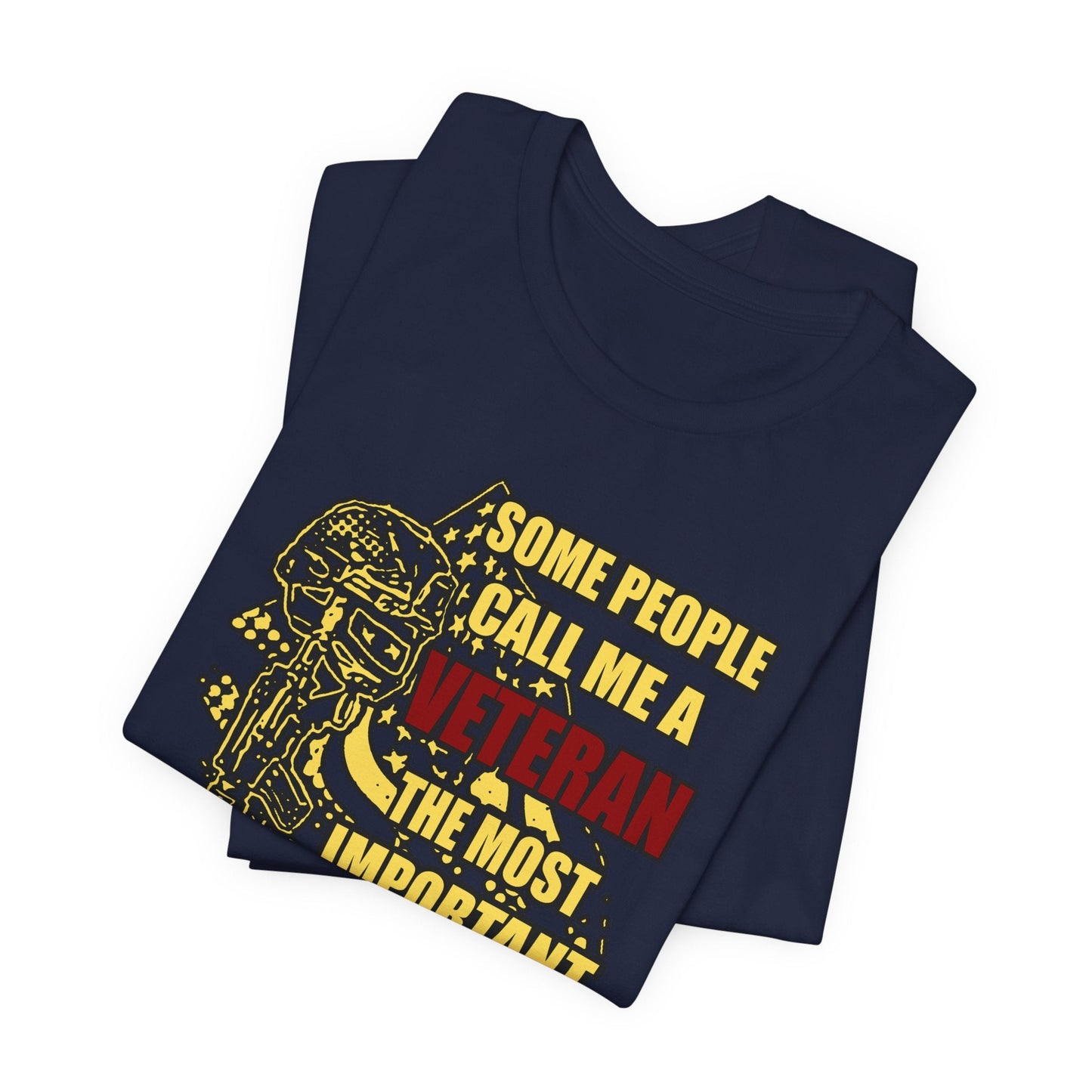 Army Veteran Patriotic Graphic Design Unisex Cotton T-Shirt v58