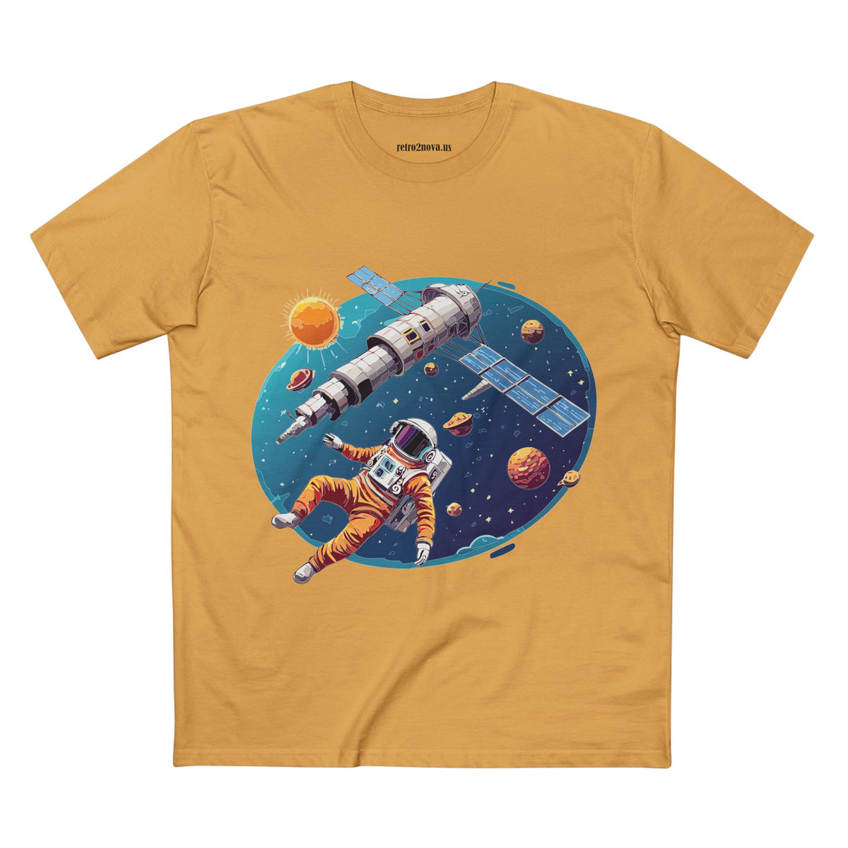 Cosmos Astronaut Graphic Tee Staple Unisex 100 Cotton Tee Shirt - CS-23