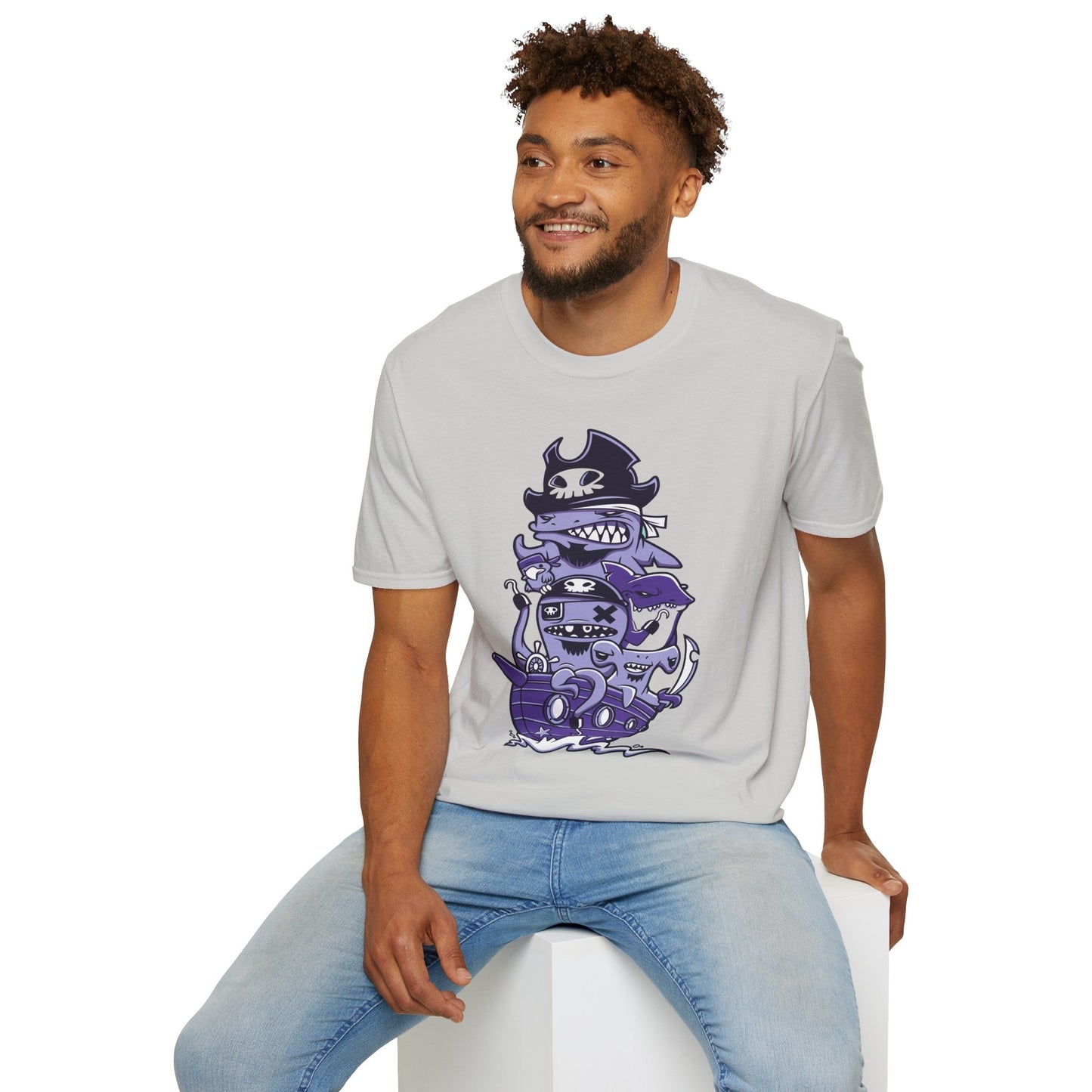 Cartoon T Shirt Animation Tee Unisex Softstyle 64000 100 Percent Ring Spun Cotton Funny Graphic Tee