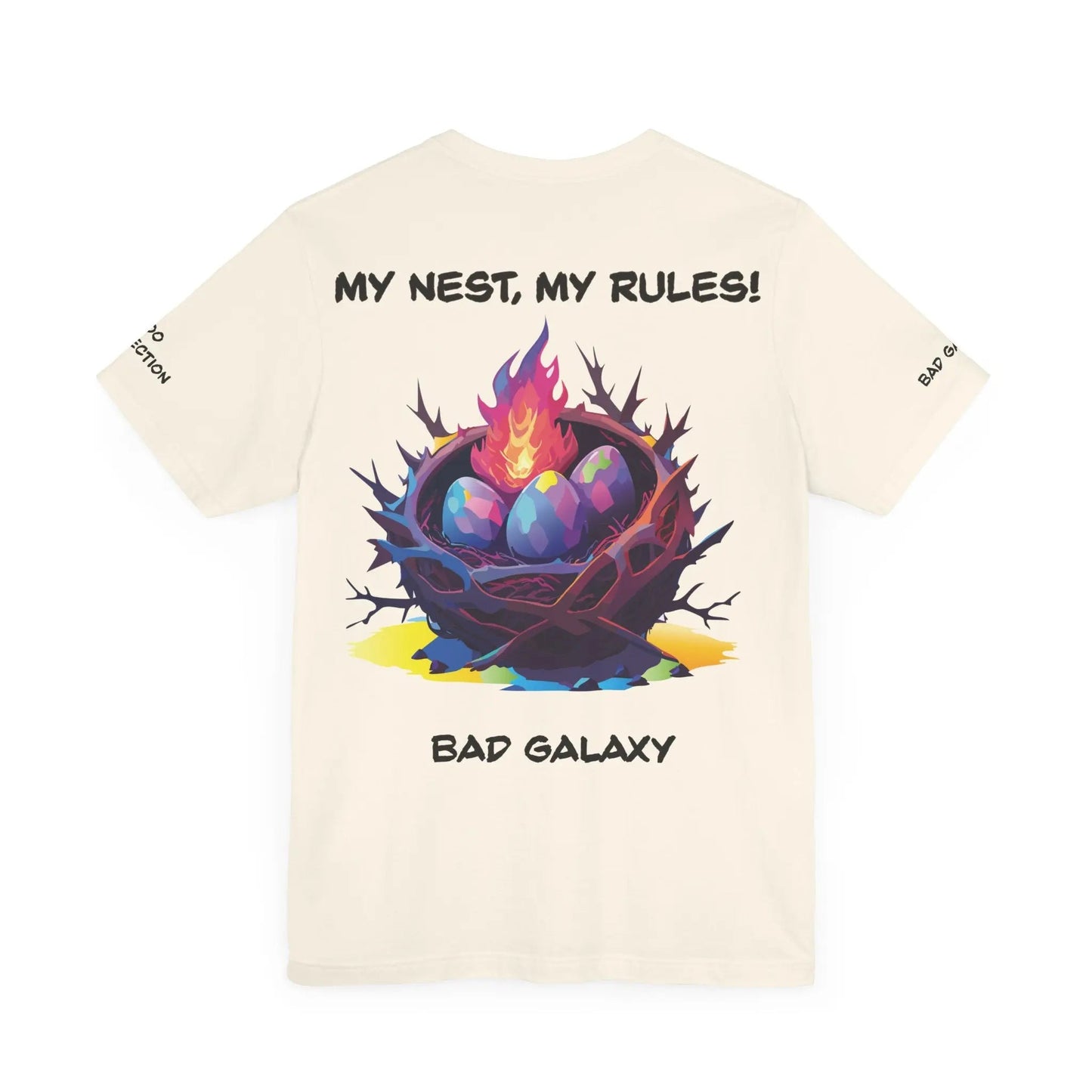 Animal T Shirt Bad Galaxy Made To Order 100 Percent Cotton Eco Friendly Non Toxic Inks USA