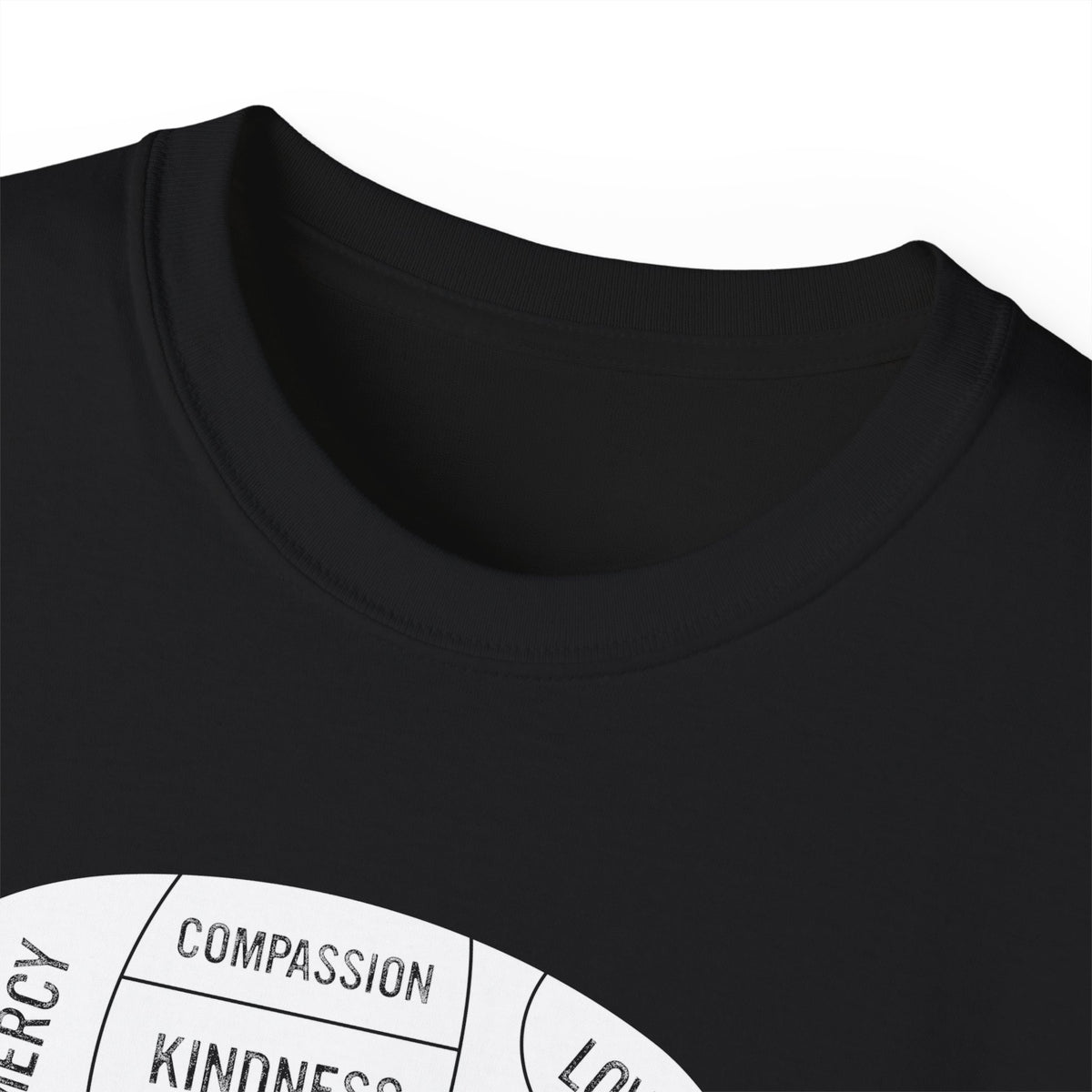 Pig Diagram Typography Tee | Love, Joy, Kindness, Life
