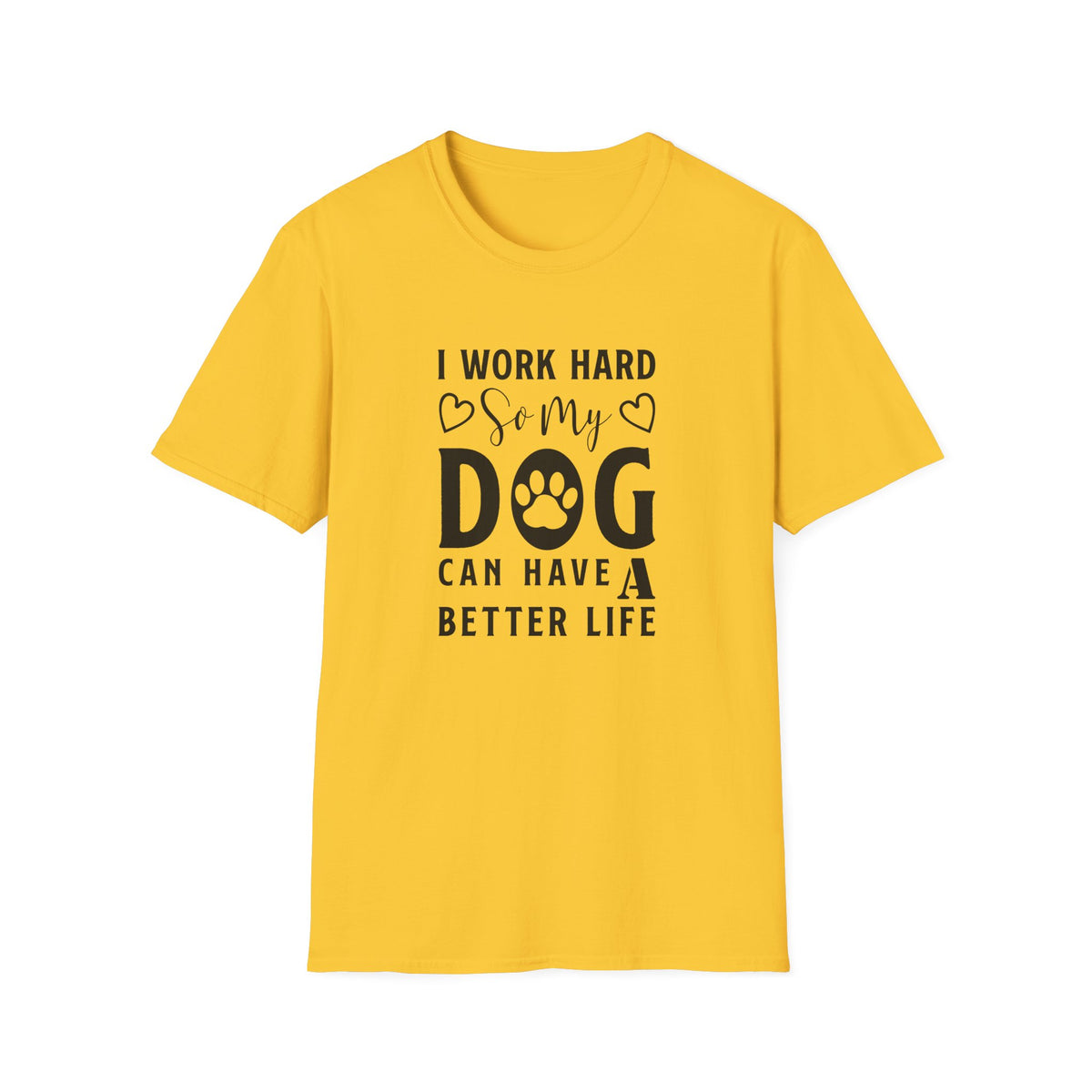 Funny Dog Lover Graphic Unisex Cotton T-Shirt Softstyle