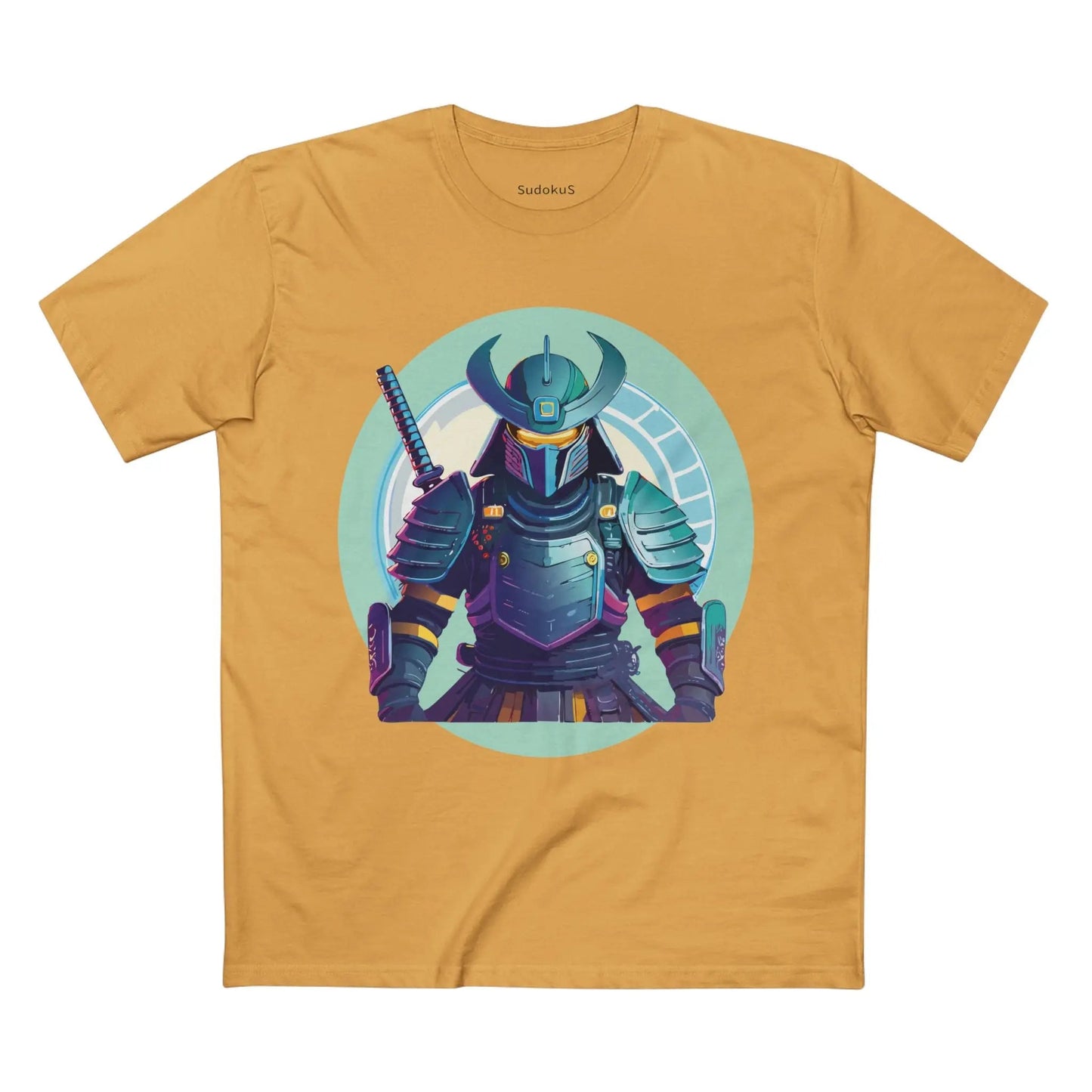 Samurai Graphic Unisex 100 Cotton Staple Tee 14